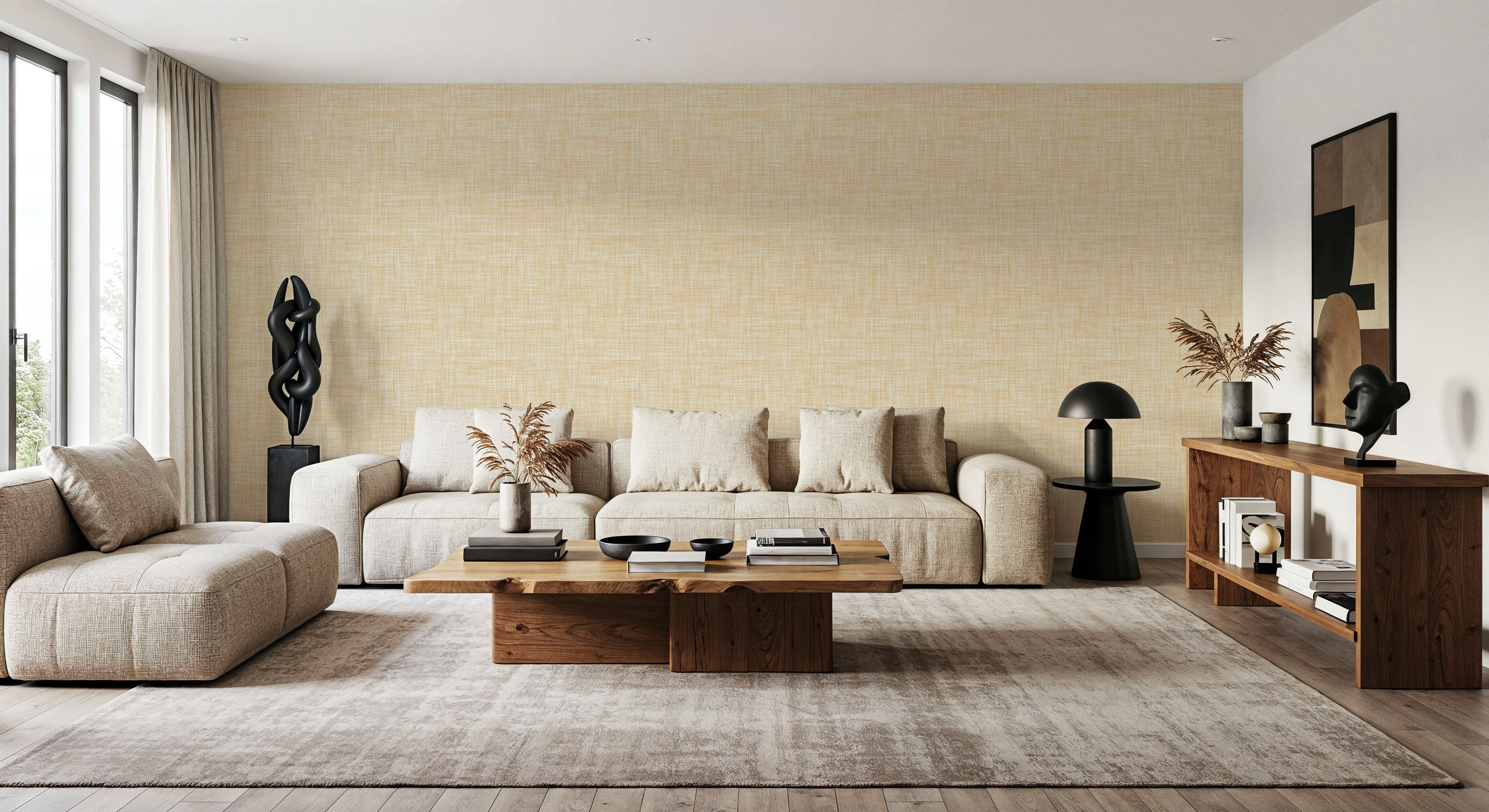 Mottled Linen Effect, Citrus