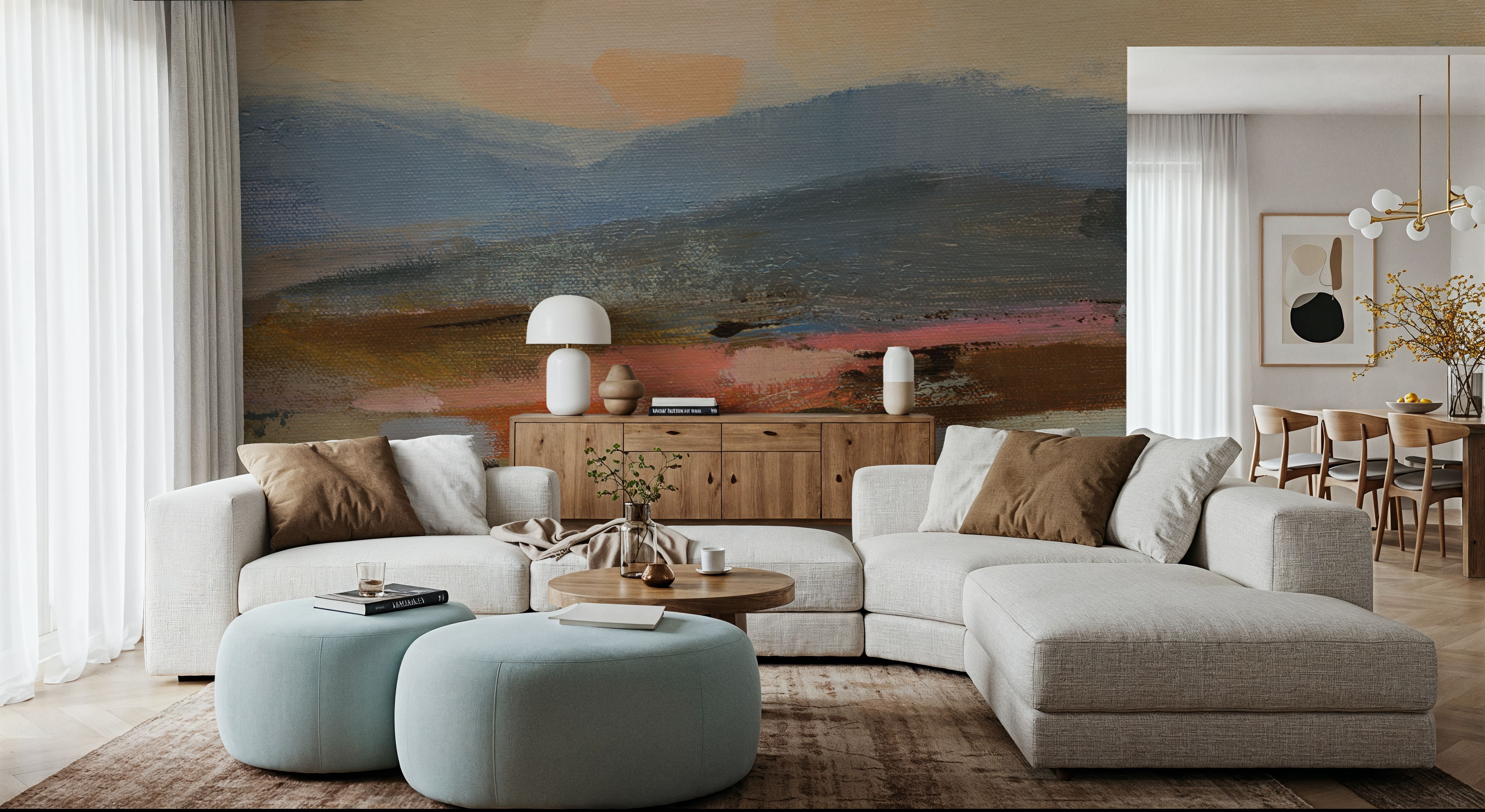 Distant Mountain I, Wallpaper