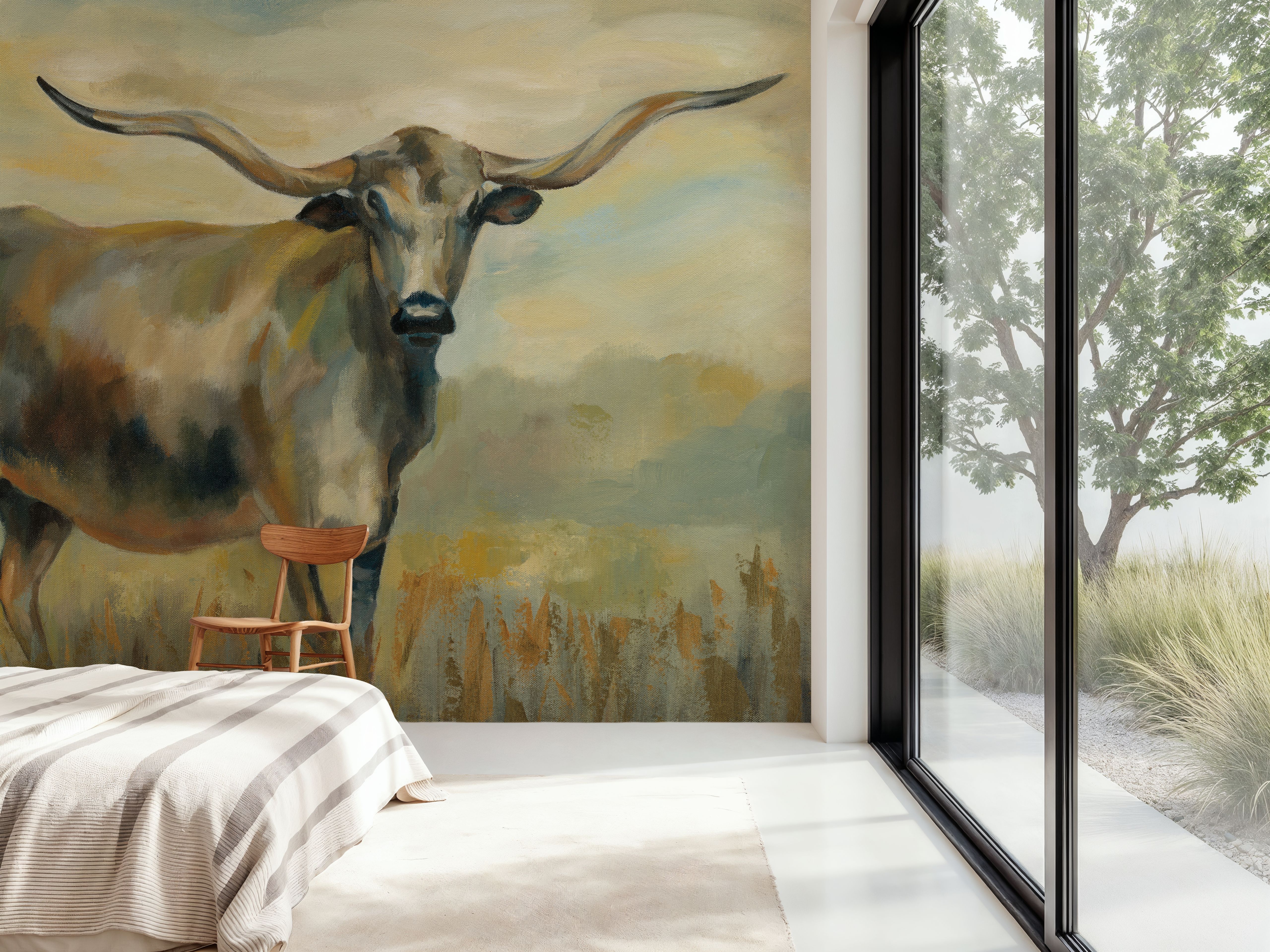 Longhorn Cow