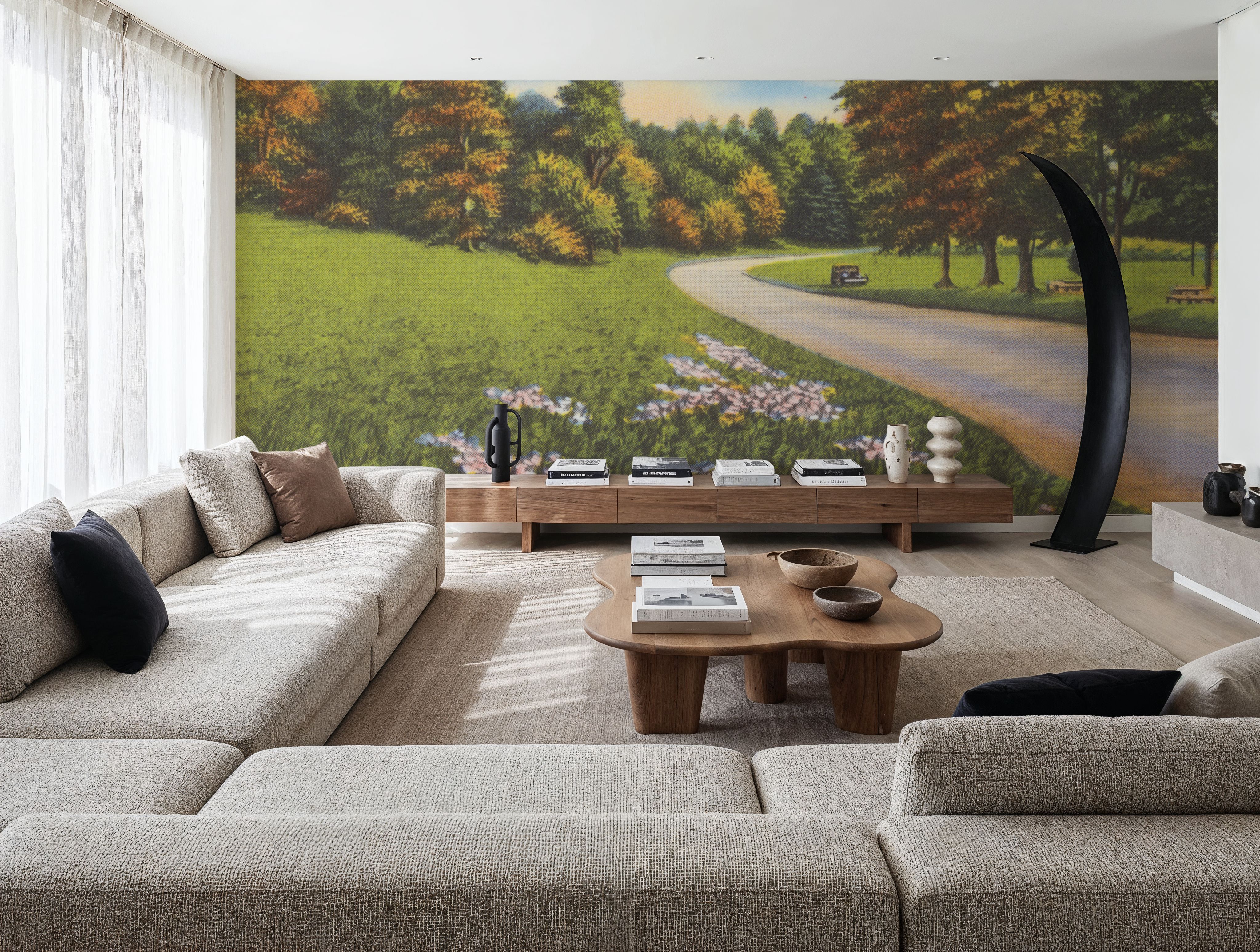 Park Views - Screenprint Postcard