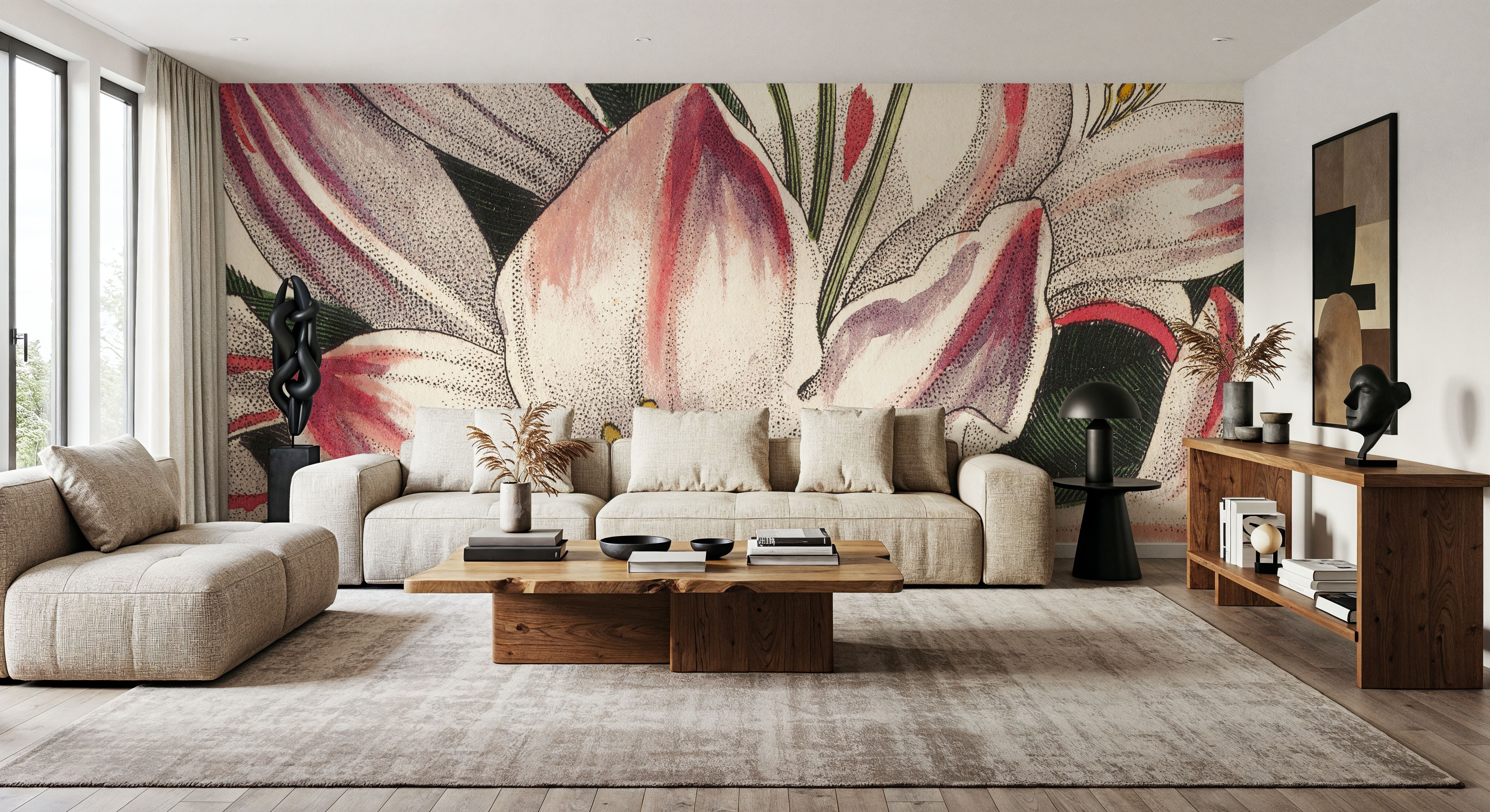 Botanique Square II, Papier peint