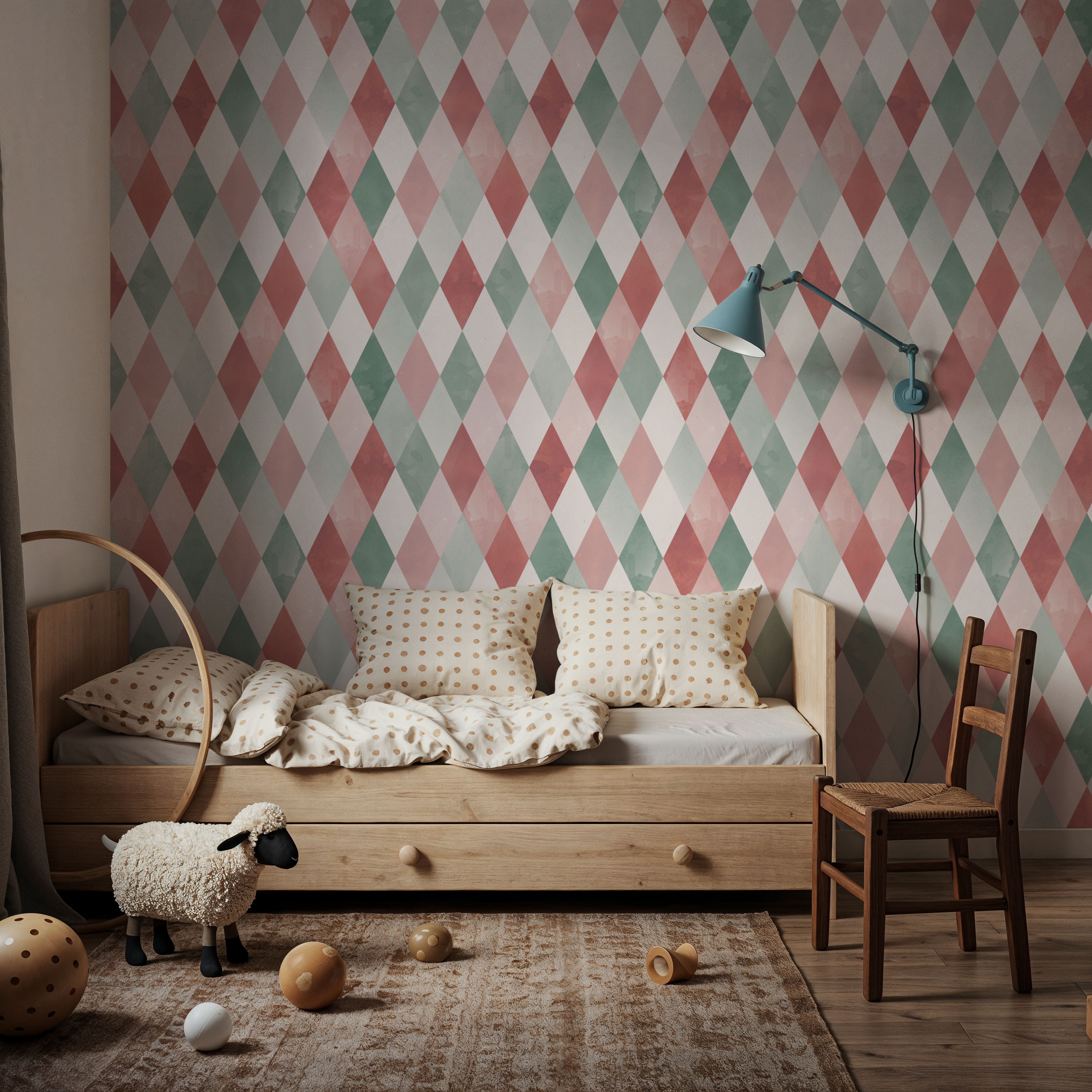 Contrasting Diamonds, Rose