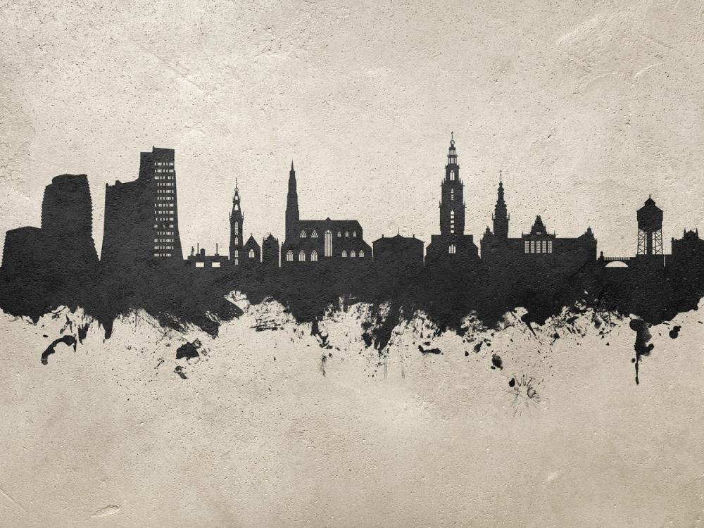 Groningen The Netherlands Skyline 