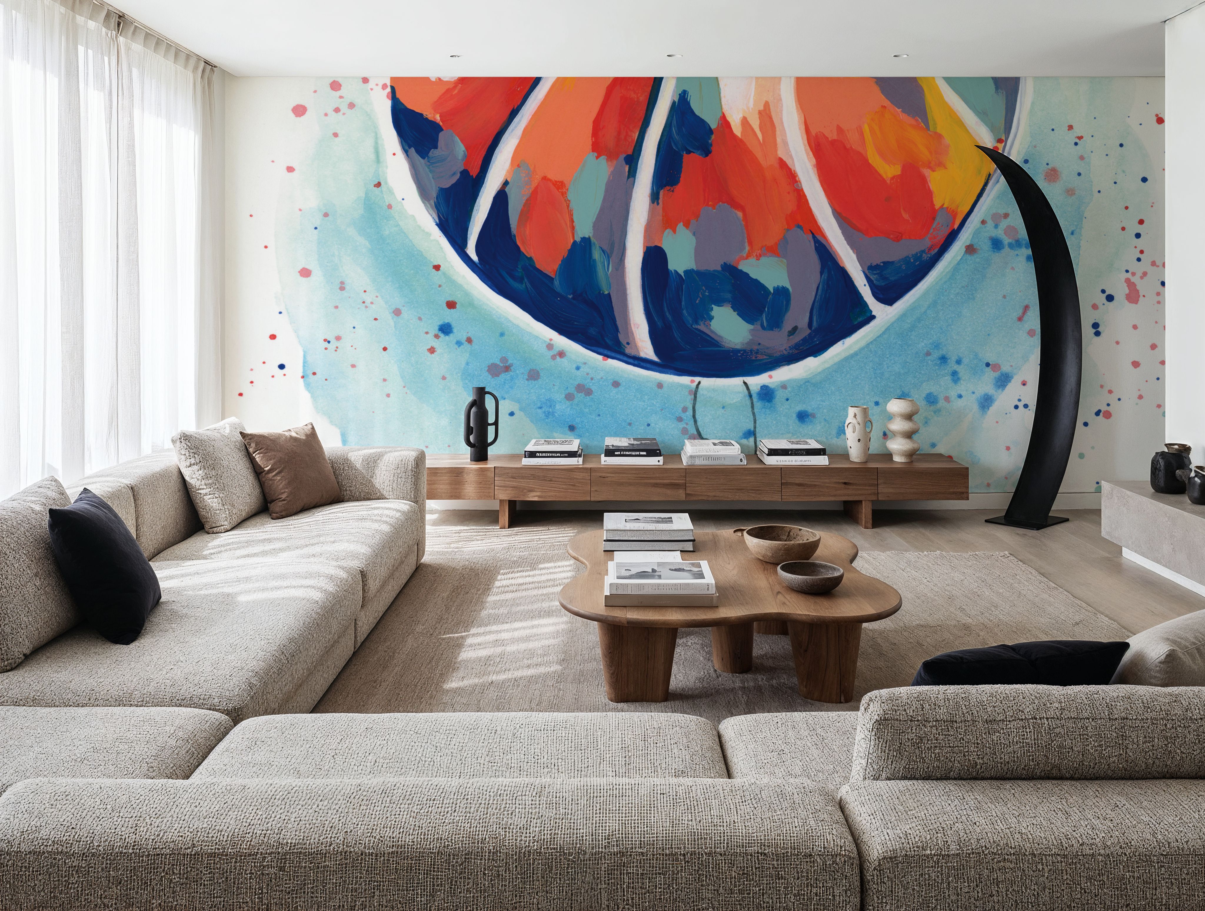 Abstract Basketball Trick