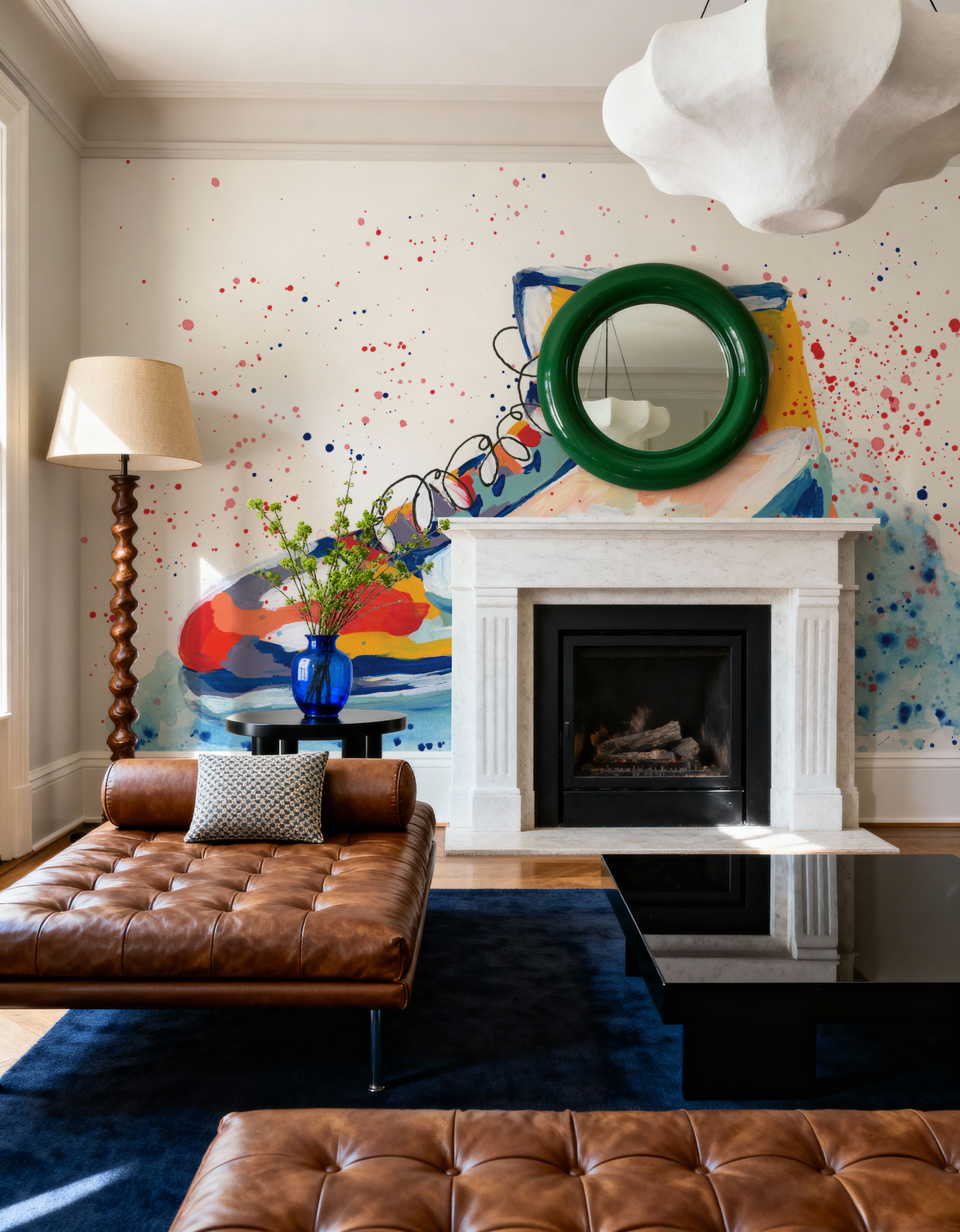 Abstract Basketball Shoe