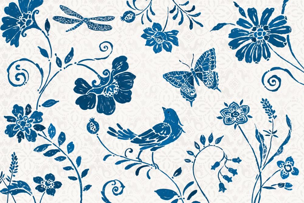 Spanish Impressions II Blue