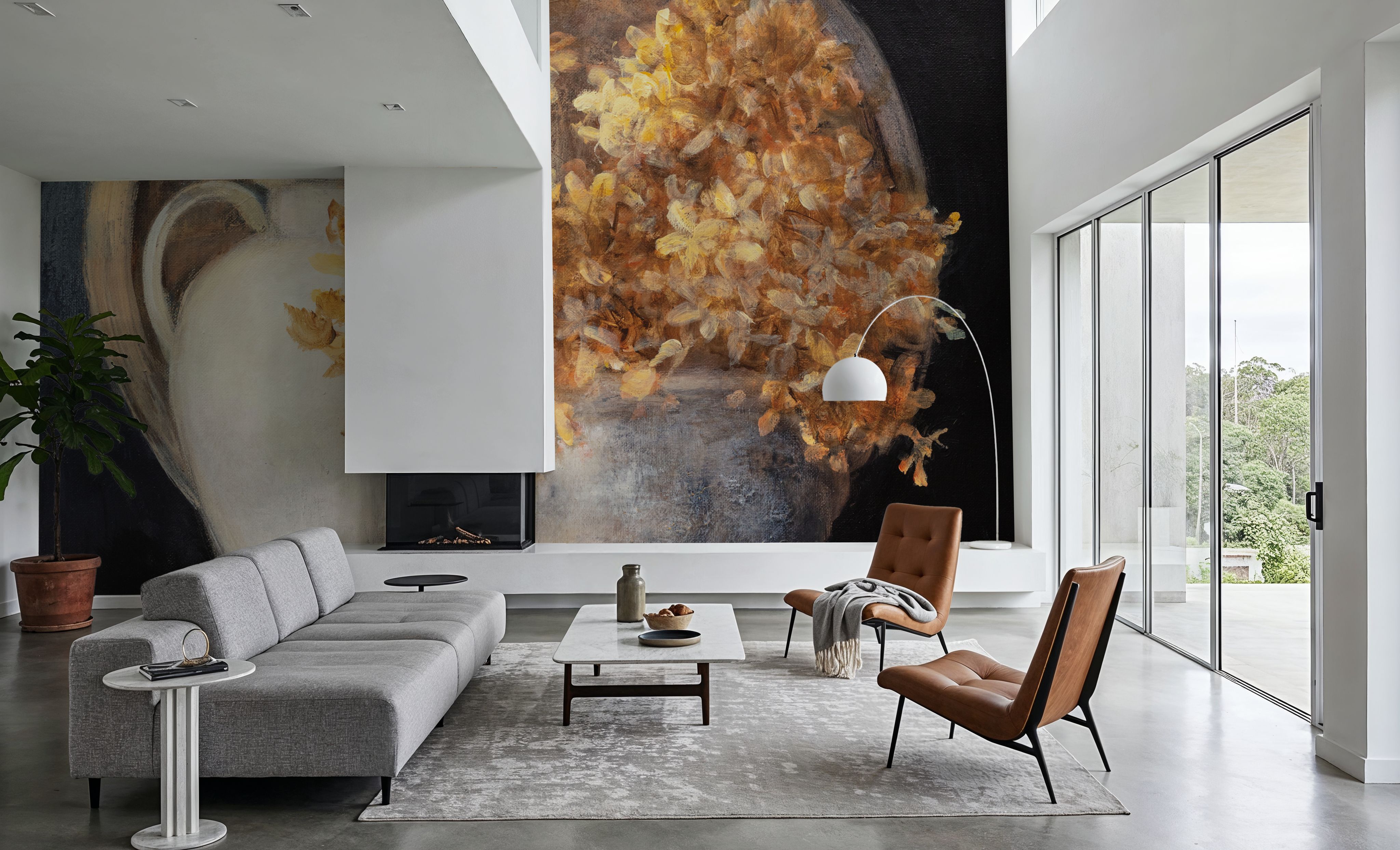 Golden Hydrangeas II