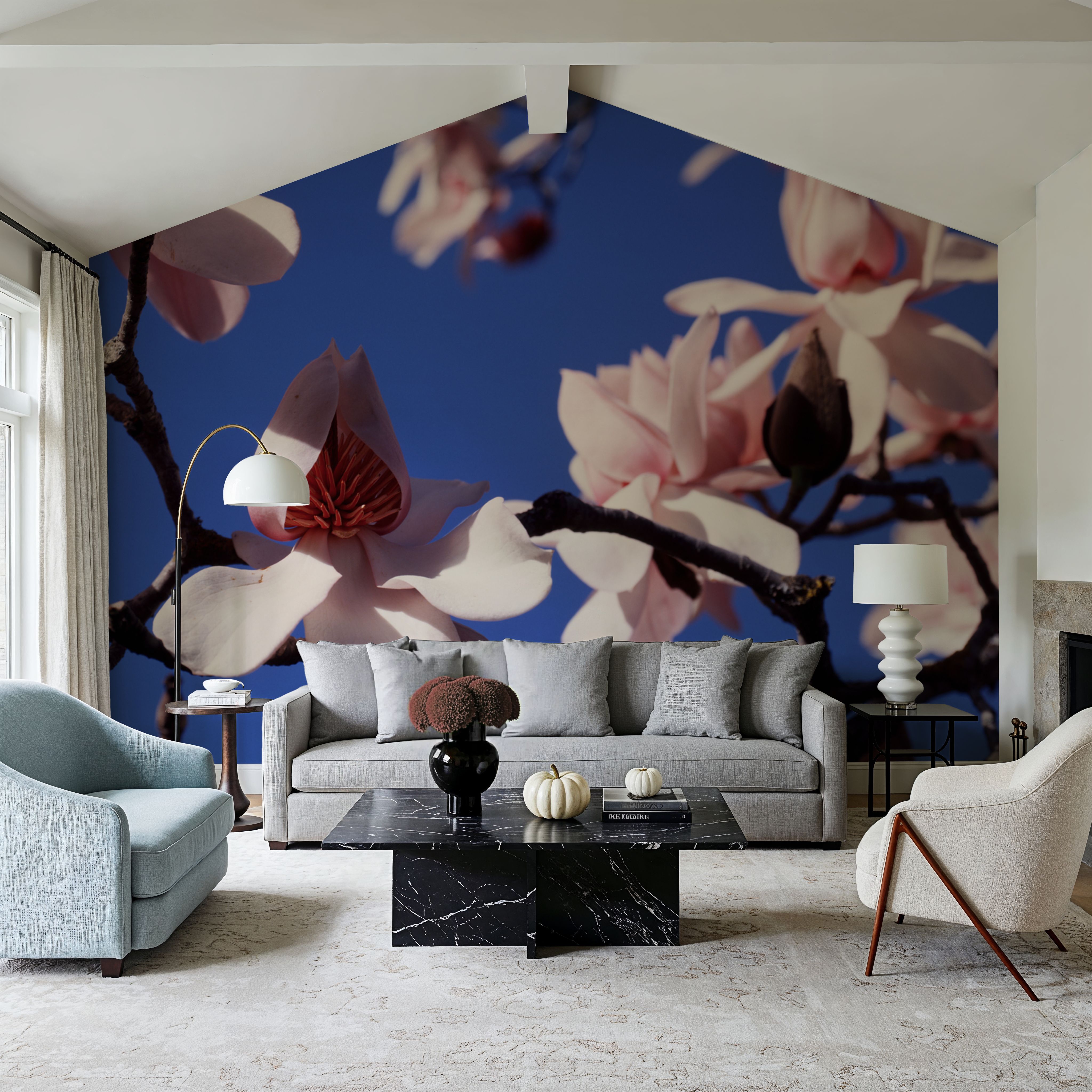 Blush Magnolia Sky Close up