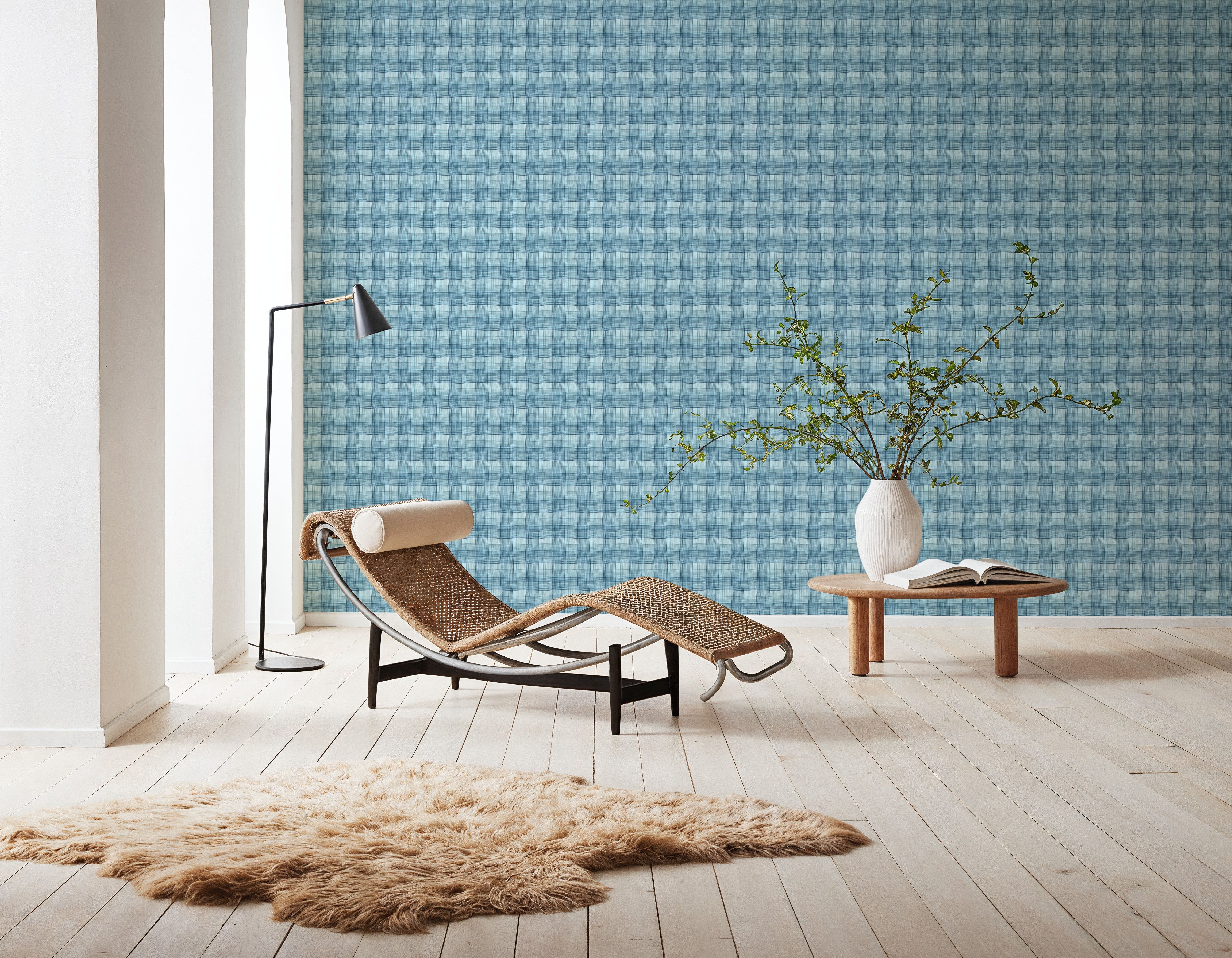 Stripy Gingham, Marine