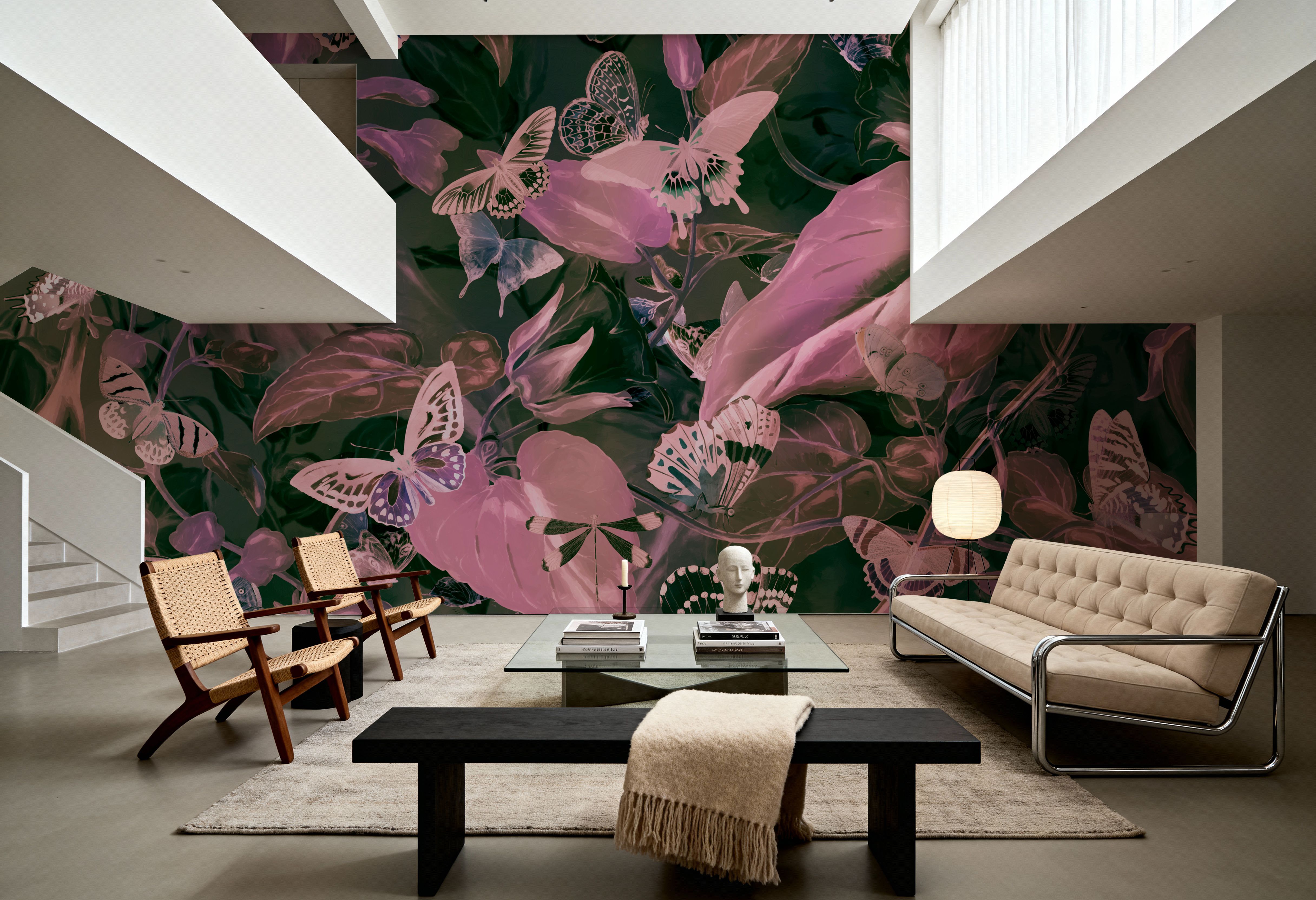 Butterfly Paradise Bright Pink