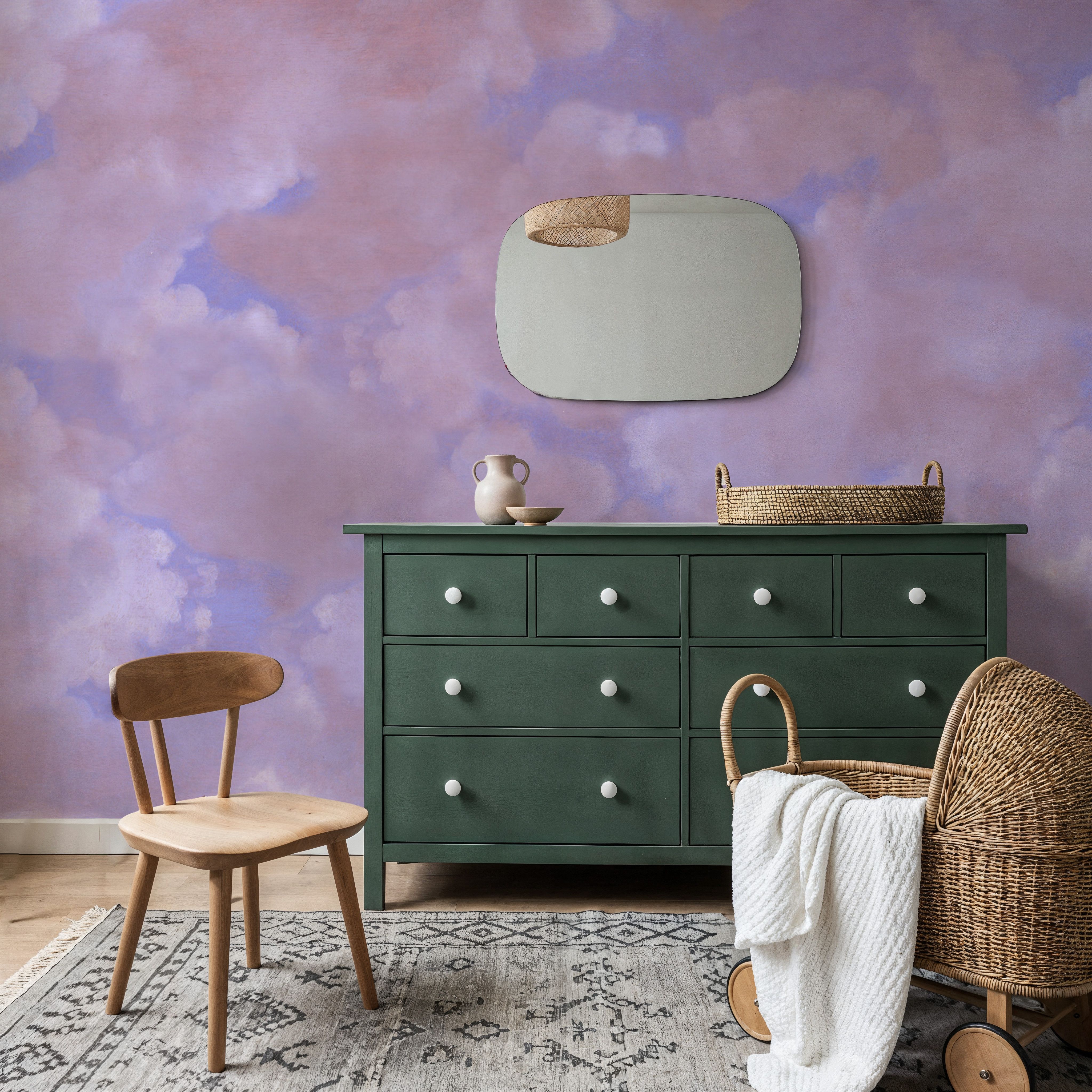 Painted Dreamy Clouds, Aura Indigo