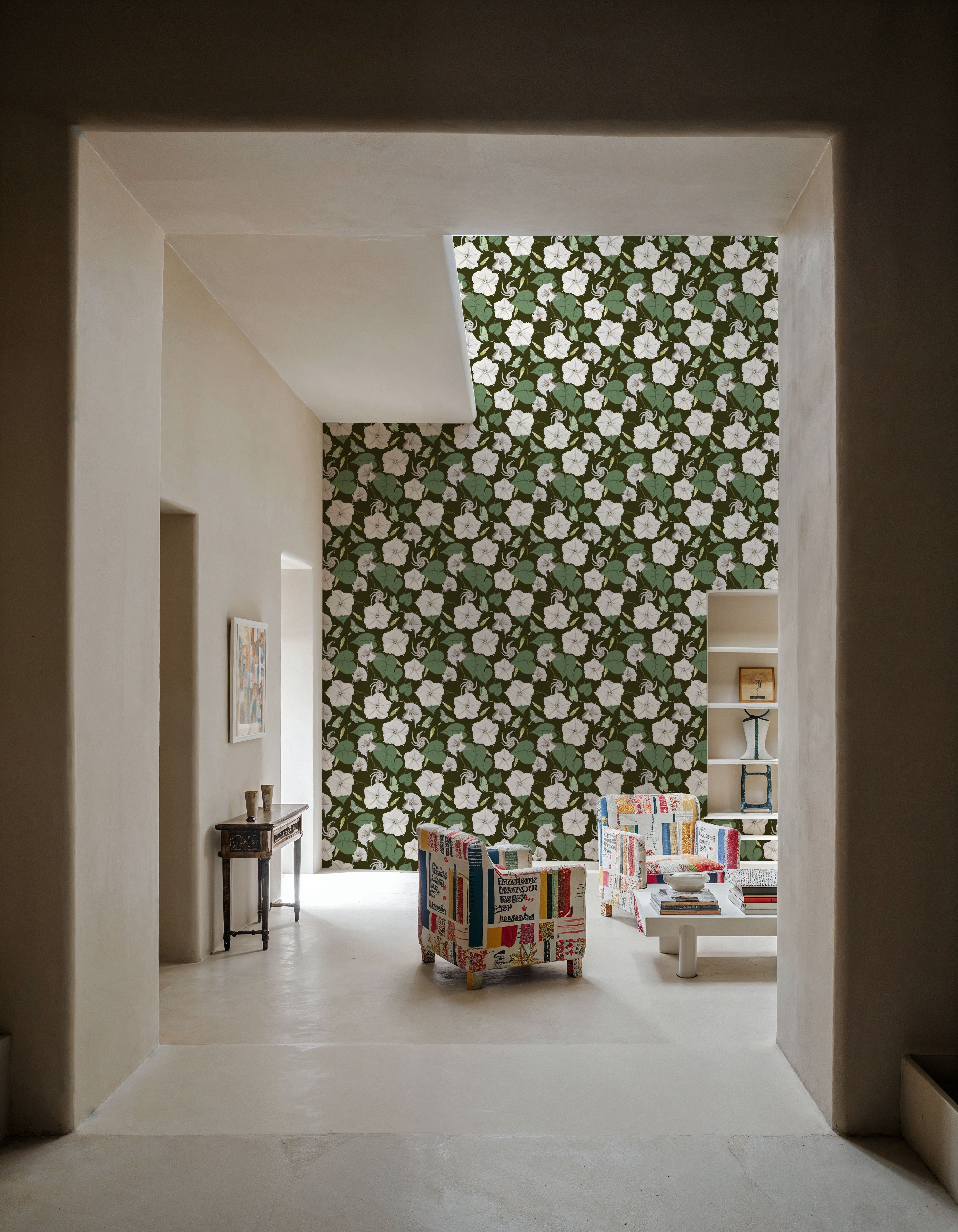 Moon Vine, Olive Green