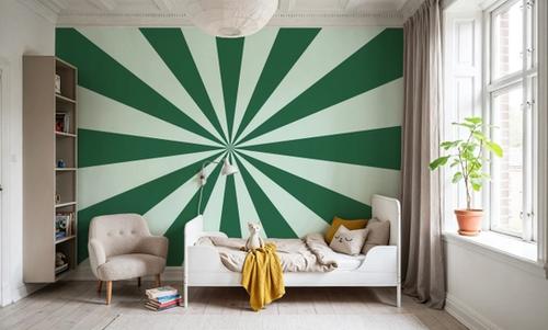 Circus Ceiling, Green on Green