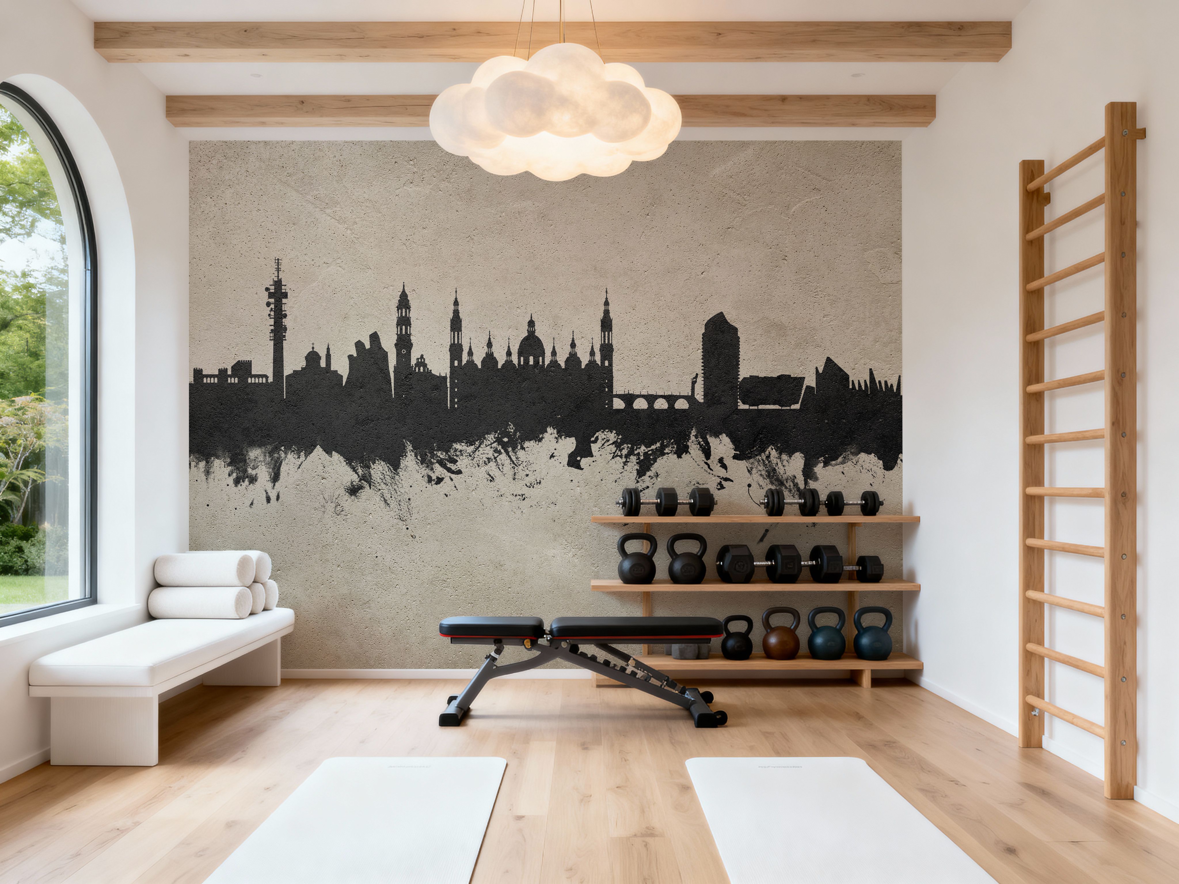 Zaragoza Spain Skyline Concrete