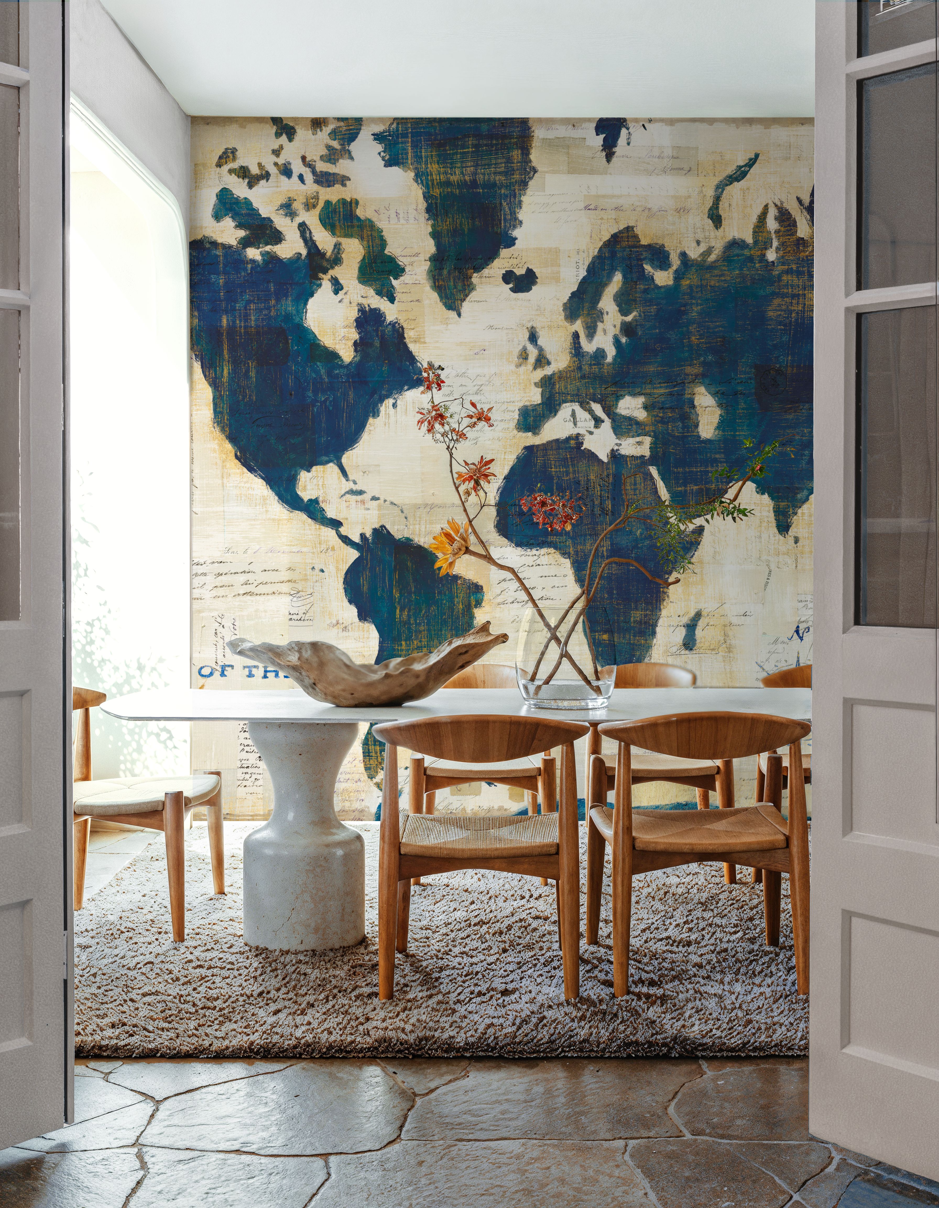 World Map Collage