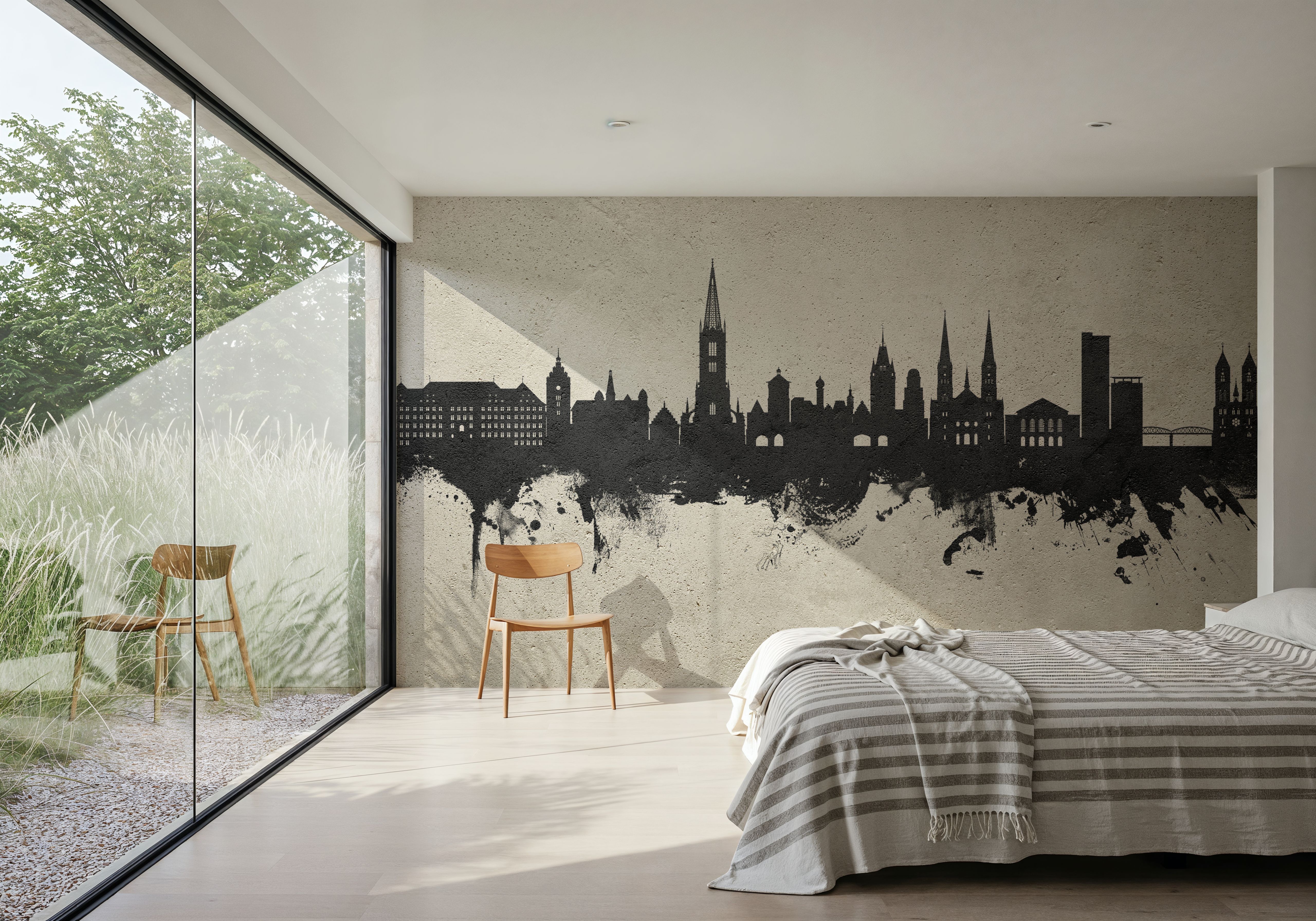 Freiburg Germnay Skyline Concrete