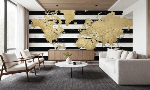 World Map Cities - Harper