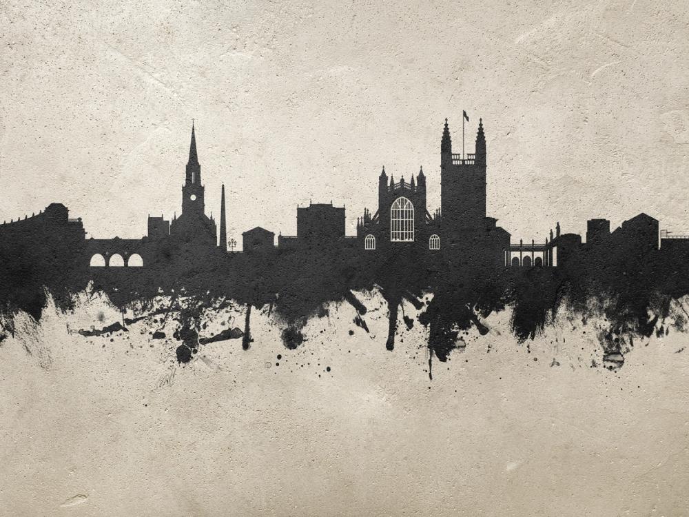 Bath England Skyline Concrete