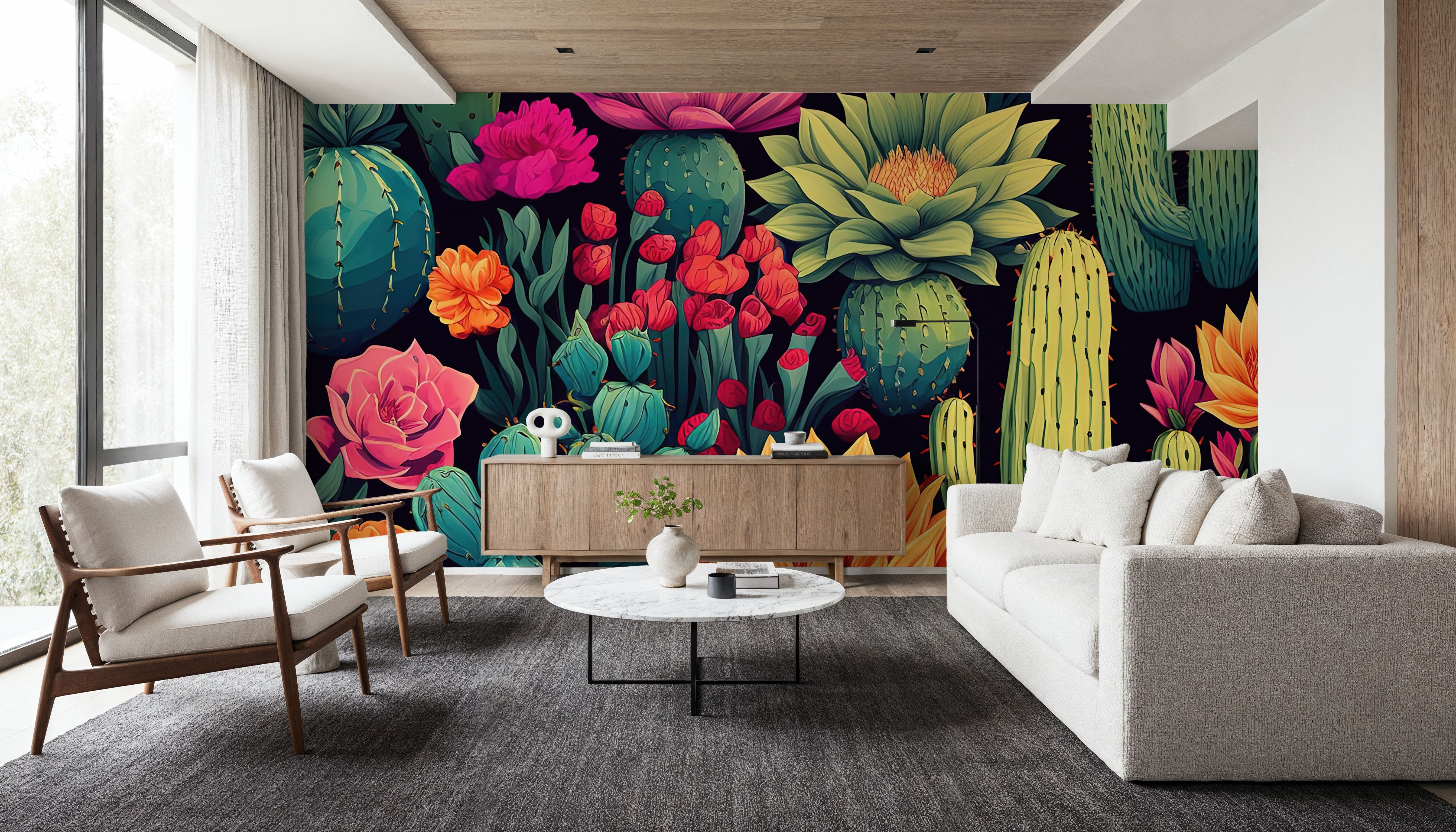 Cacti Carnival Black