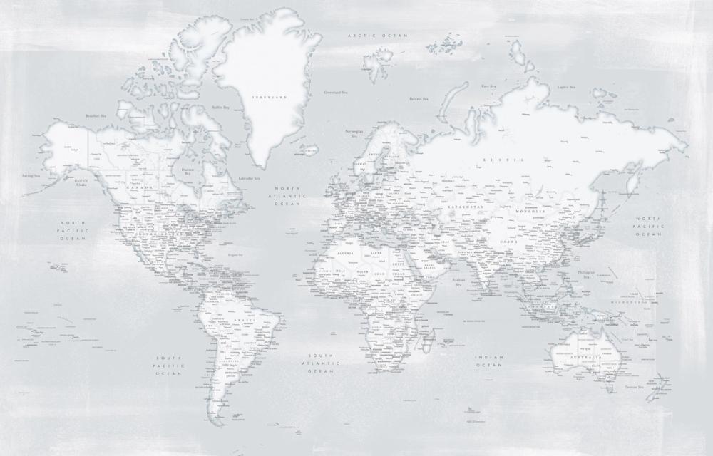 World Map Cities - Maeli Cold