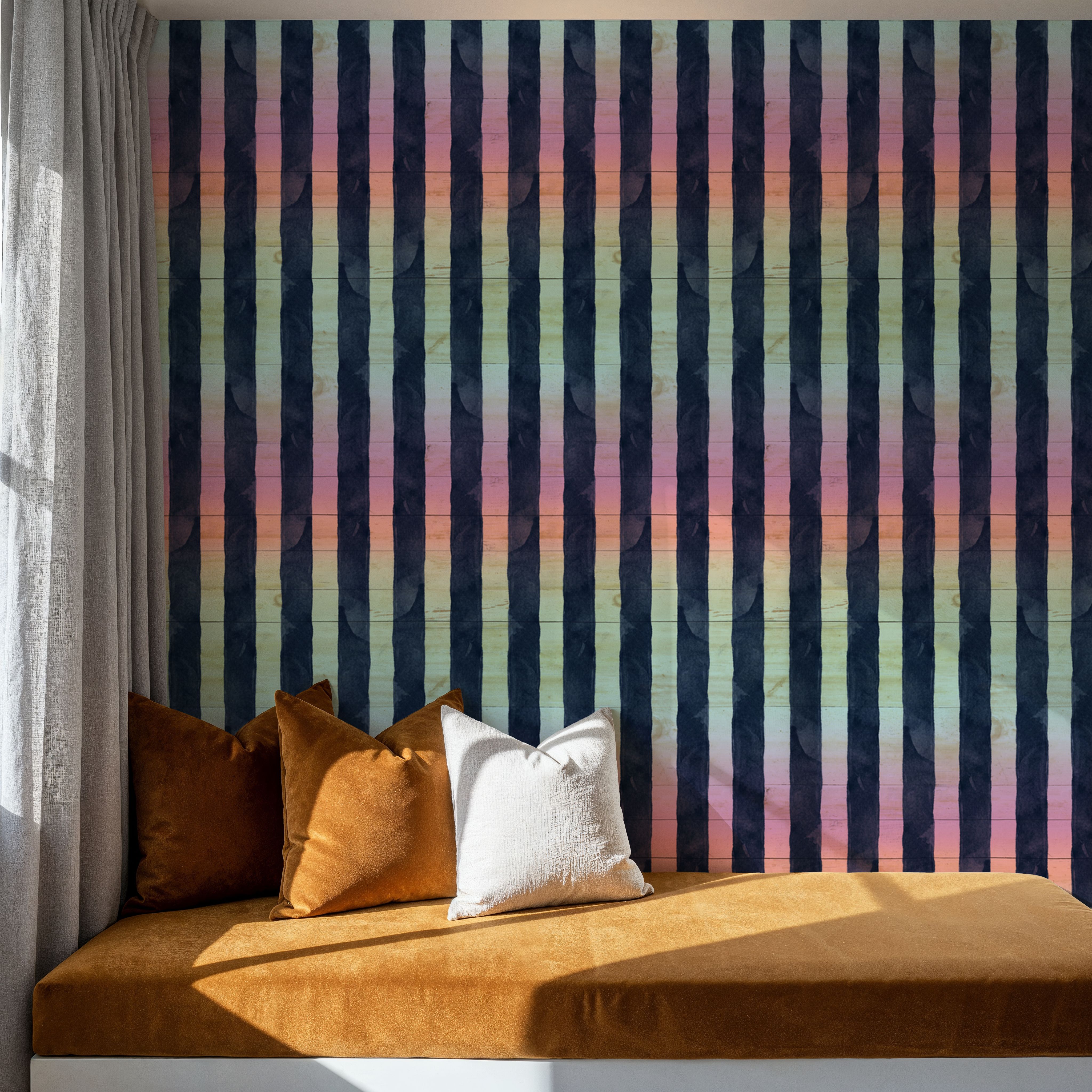 Mystical Neon Stripes