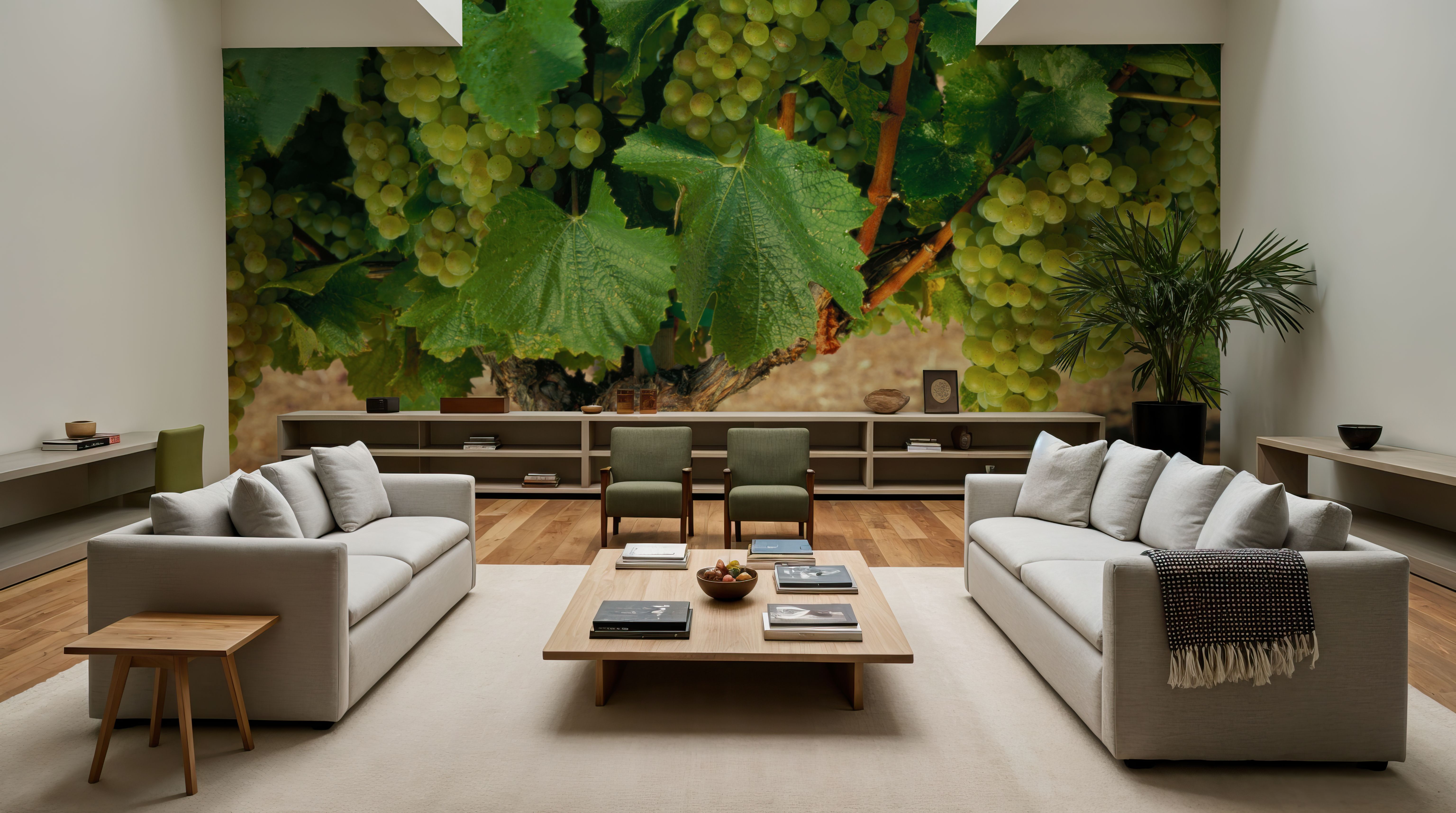 Napa Chardonnay Grapes, Wallpaper