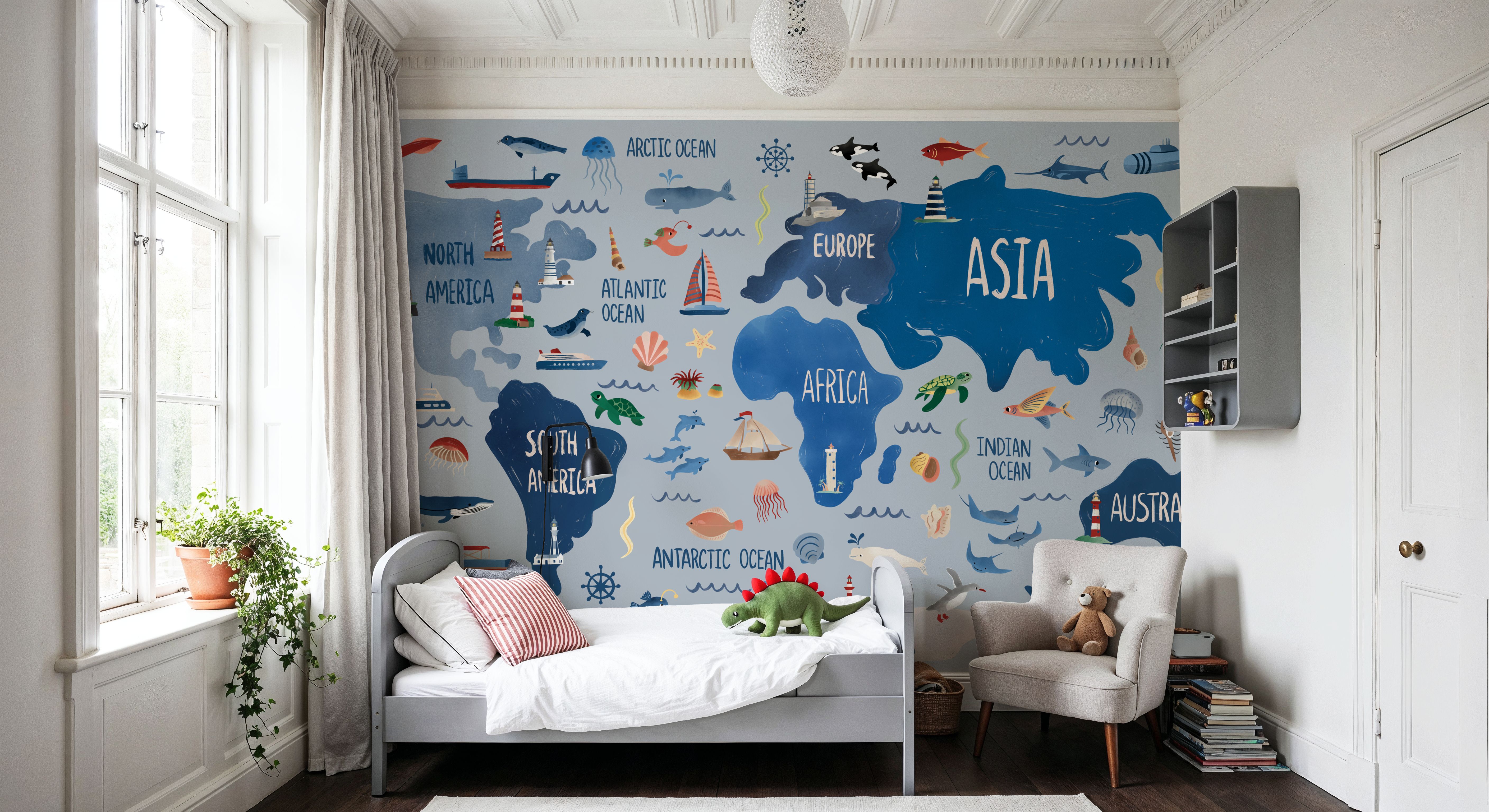 Nautical World Map