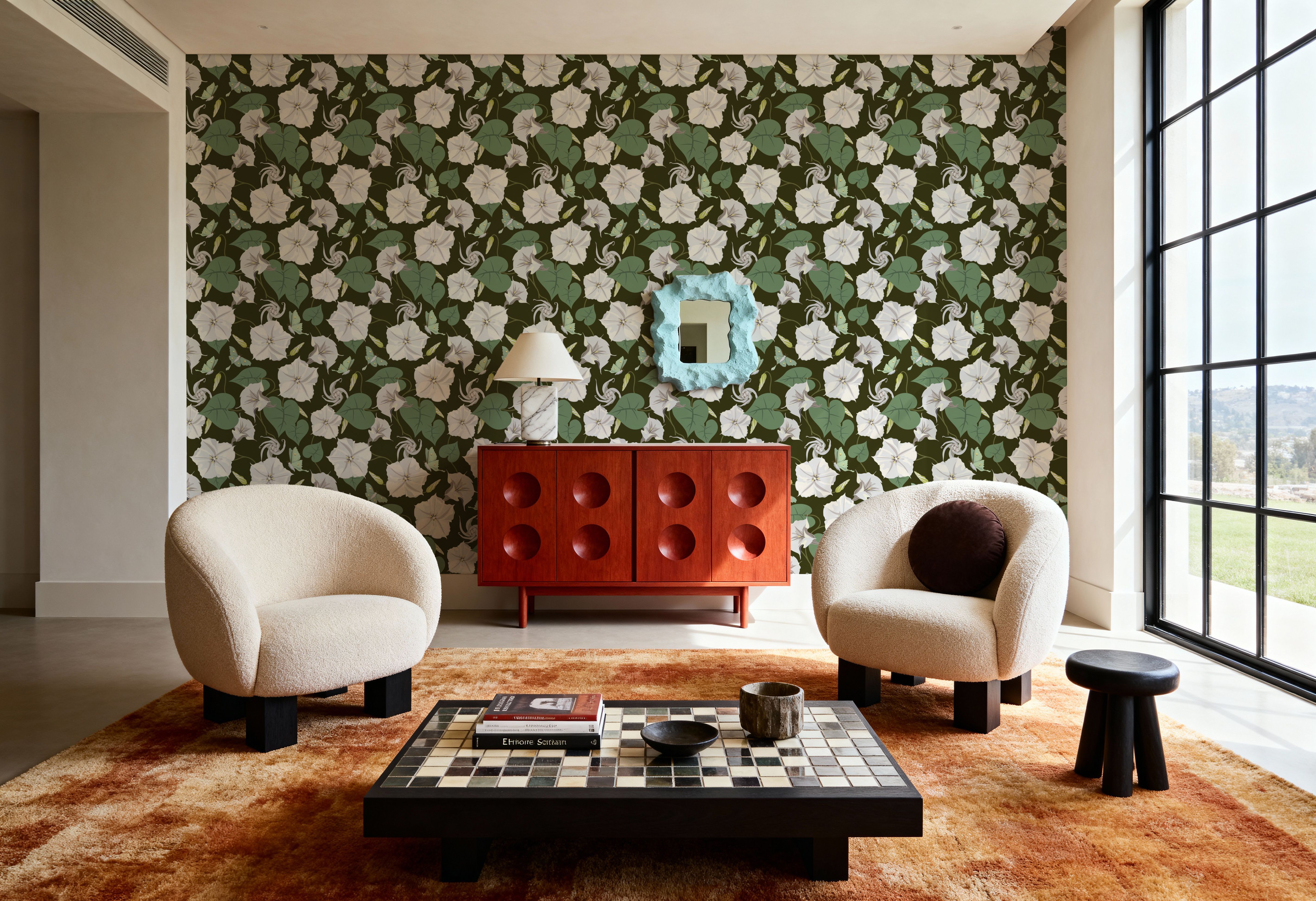 Moon Vine, Olive Green