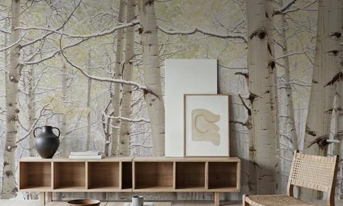 Winter Birch Forest