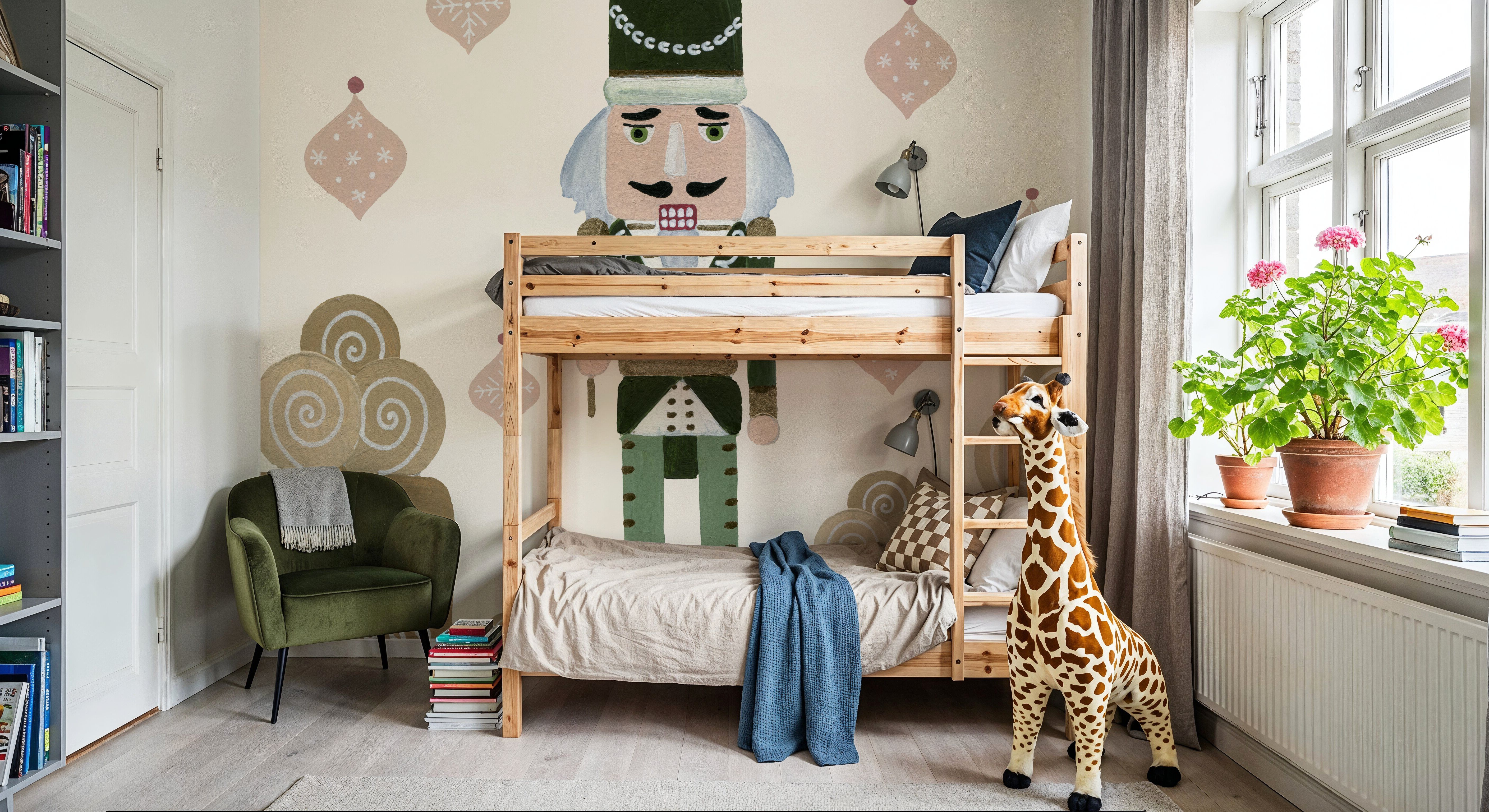 Vintage Nutcrackers IV, Wallpaper