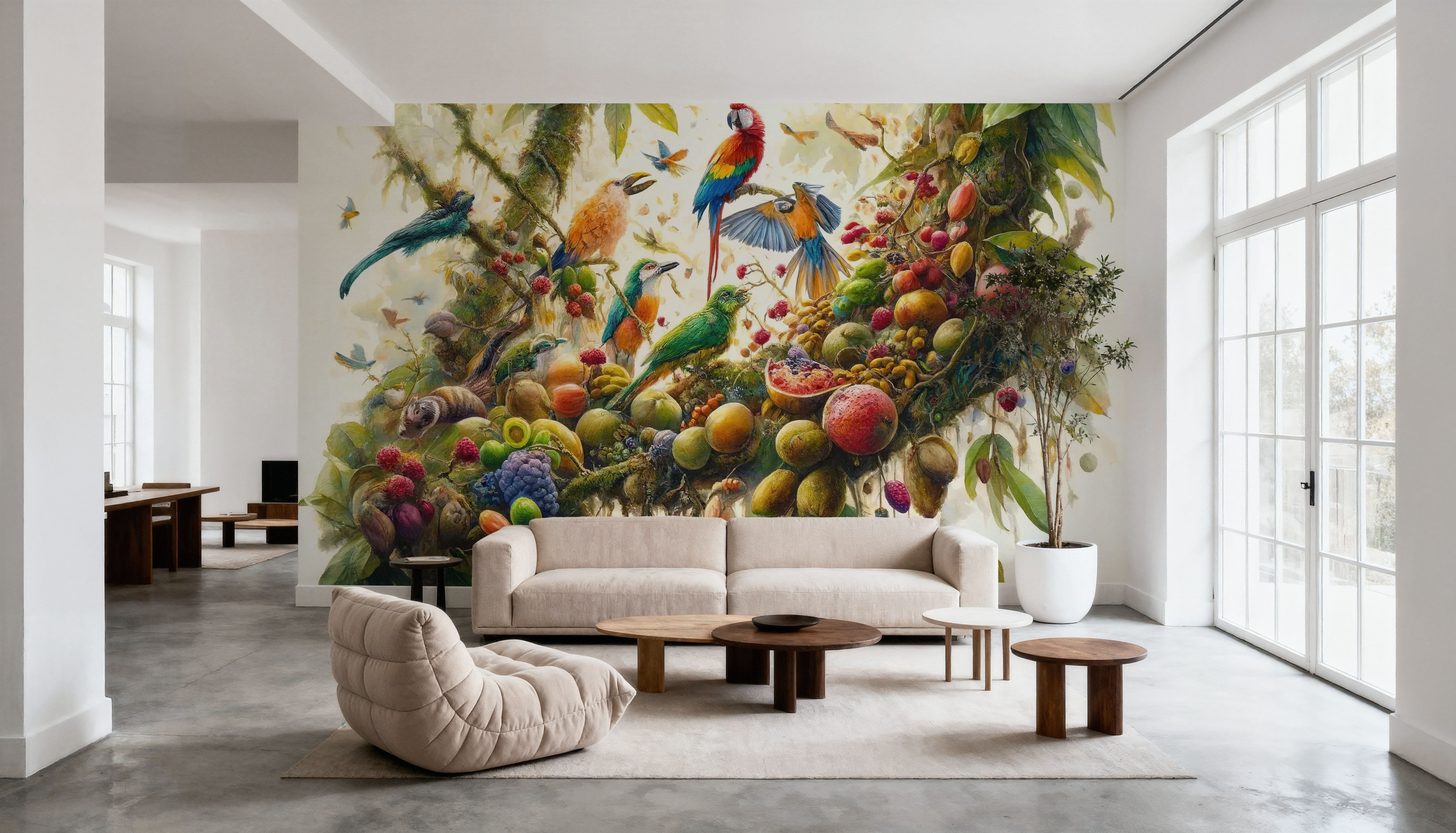 Jungle Symphony in Vivid Hues