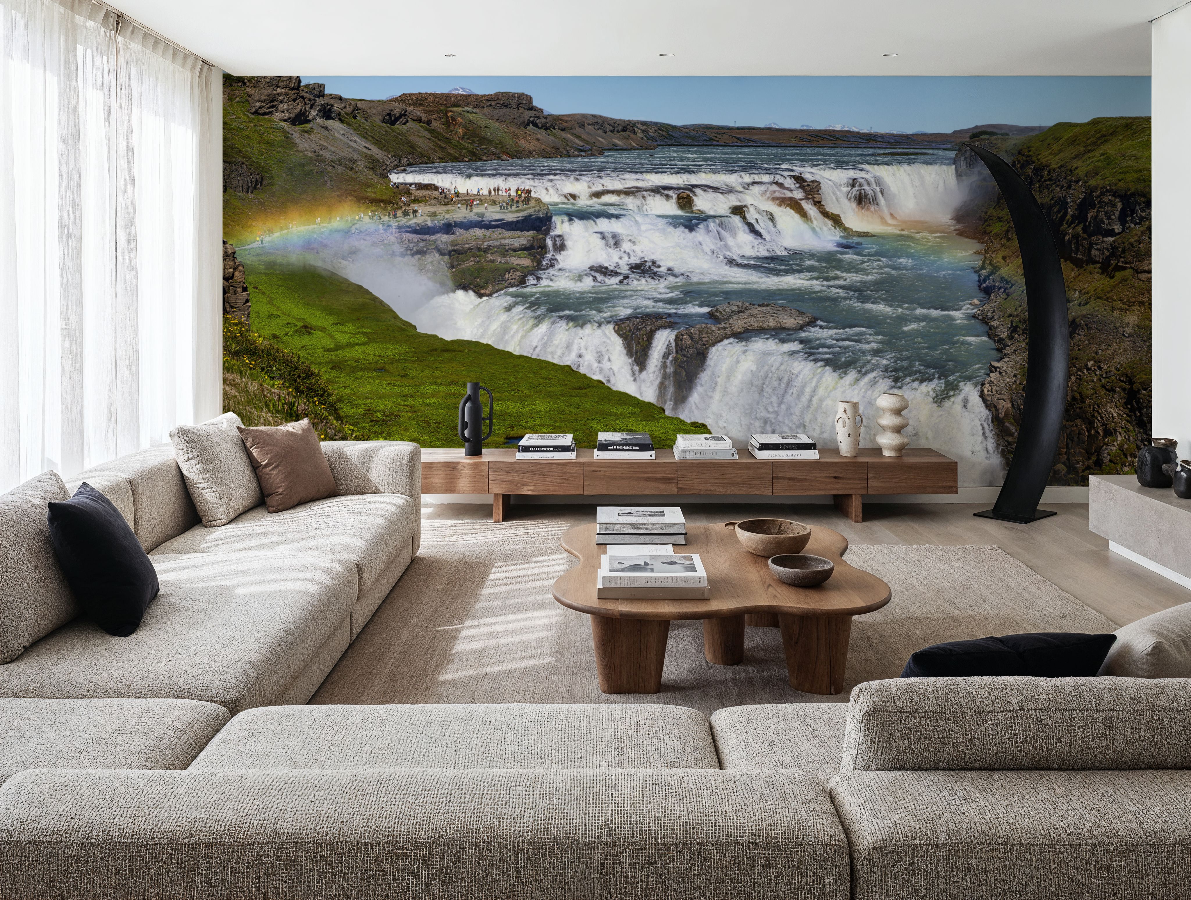 Majestic Rainbow Falls