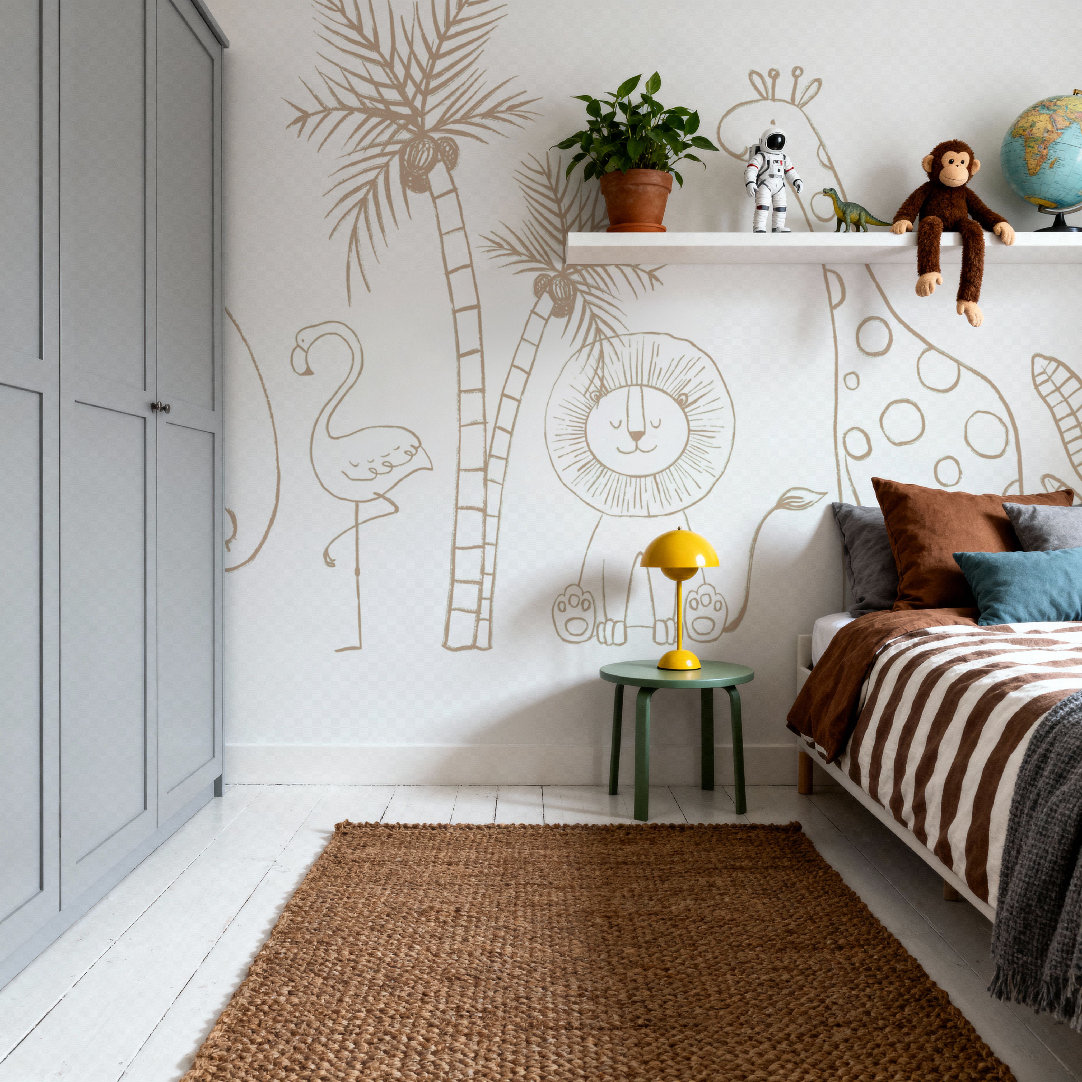 Calm & Cute Baby Animals, Beige