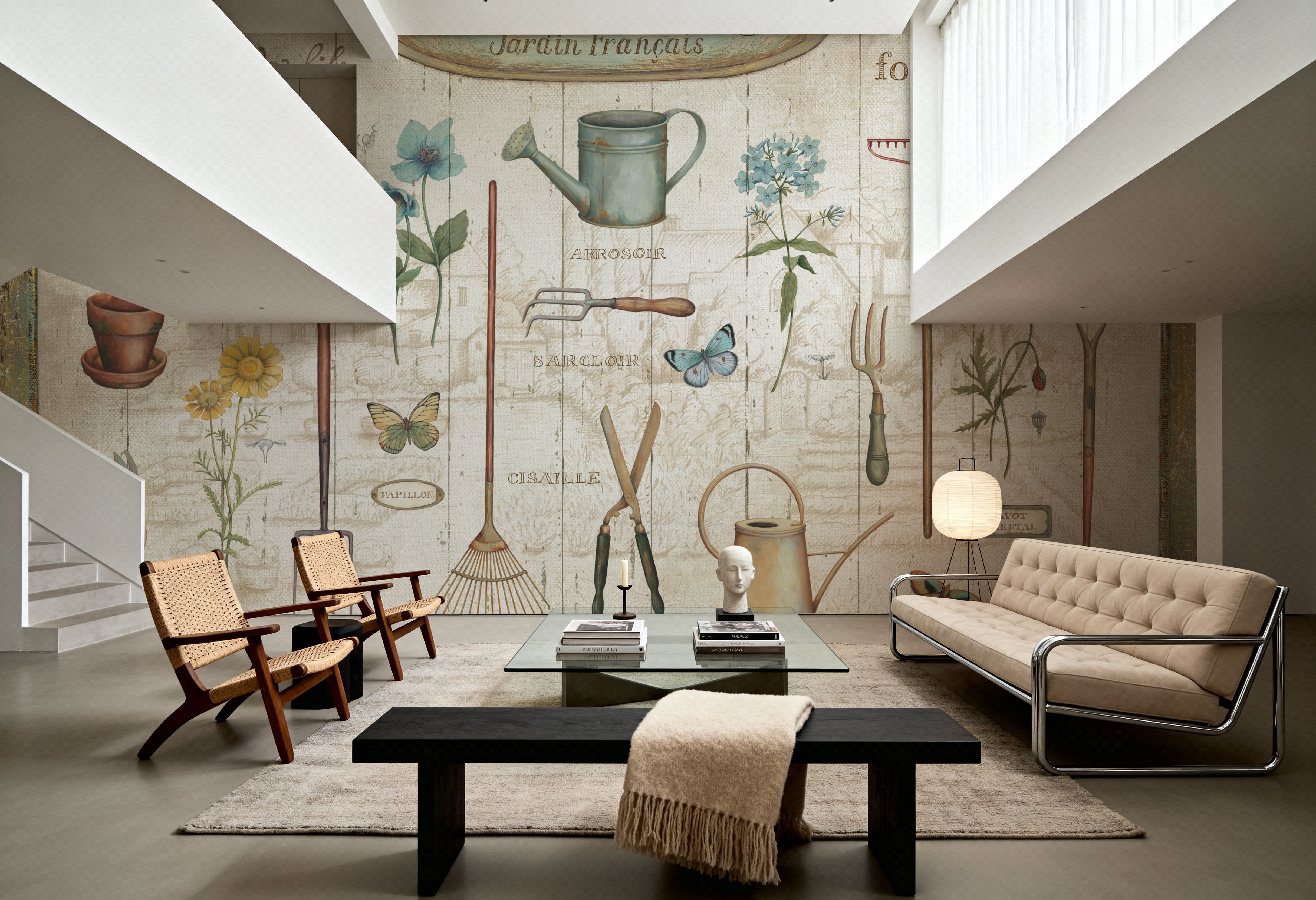 Royal Garden I, Behang