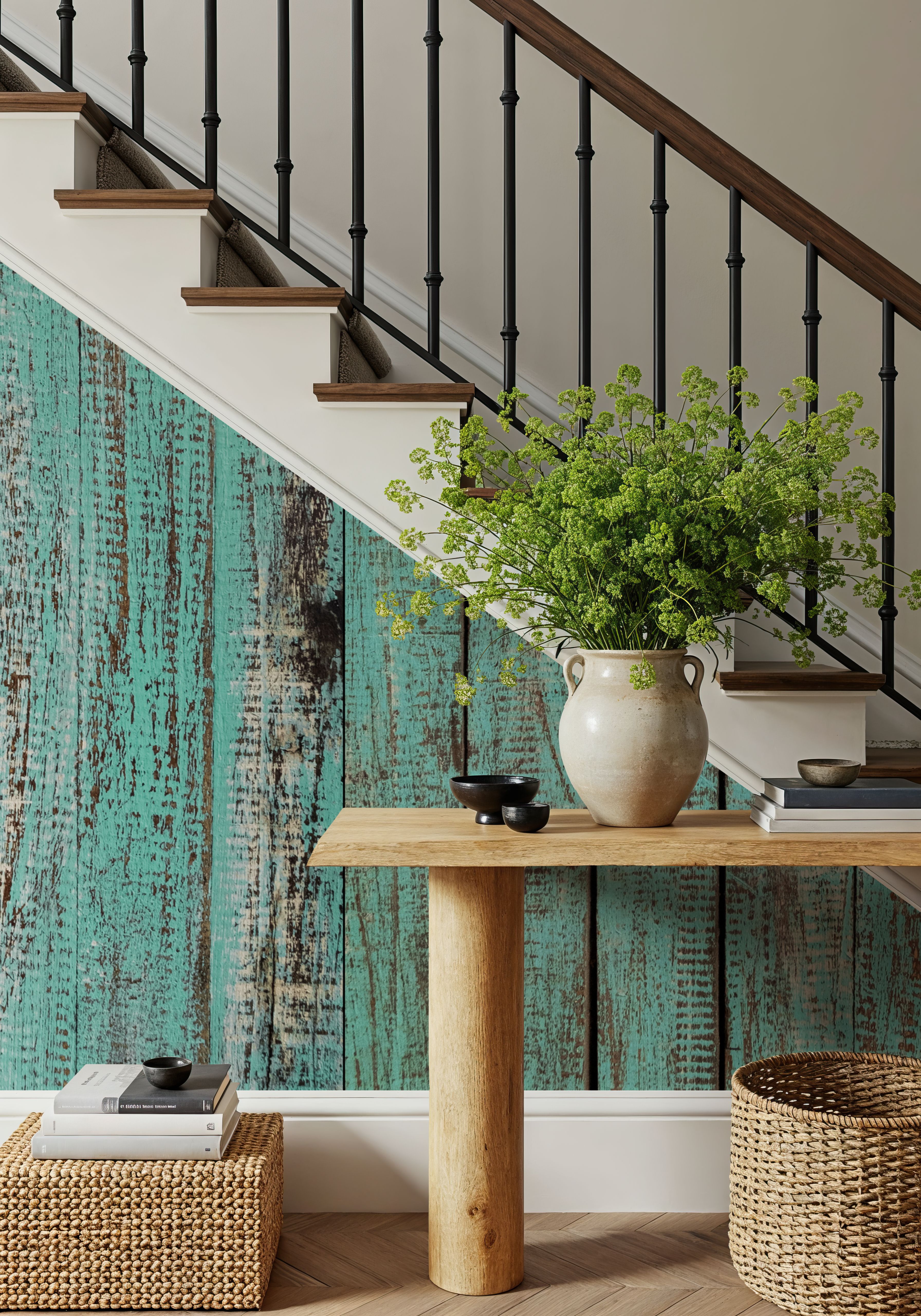 Blue Wooden Planks