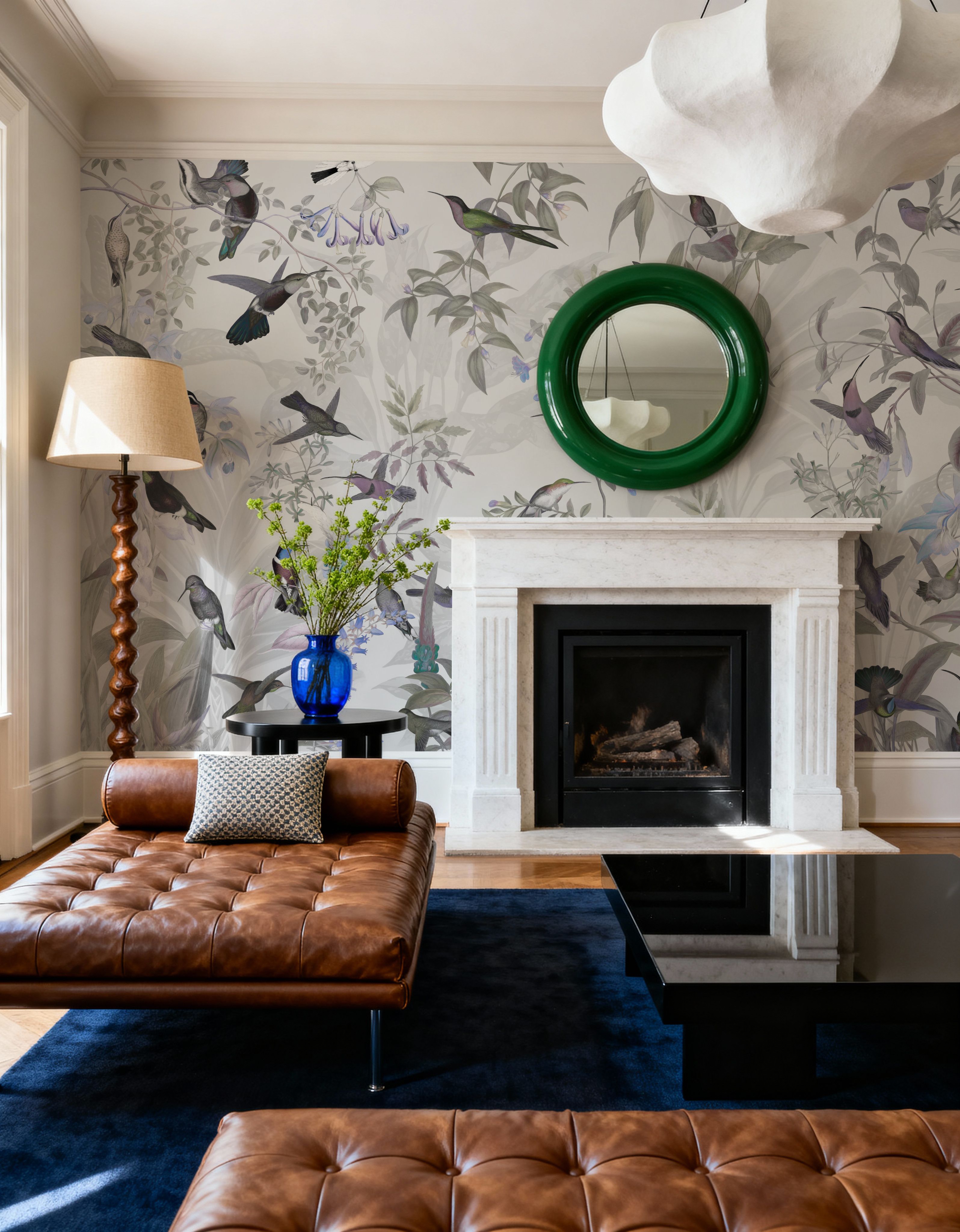 Birds Everywhere Green