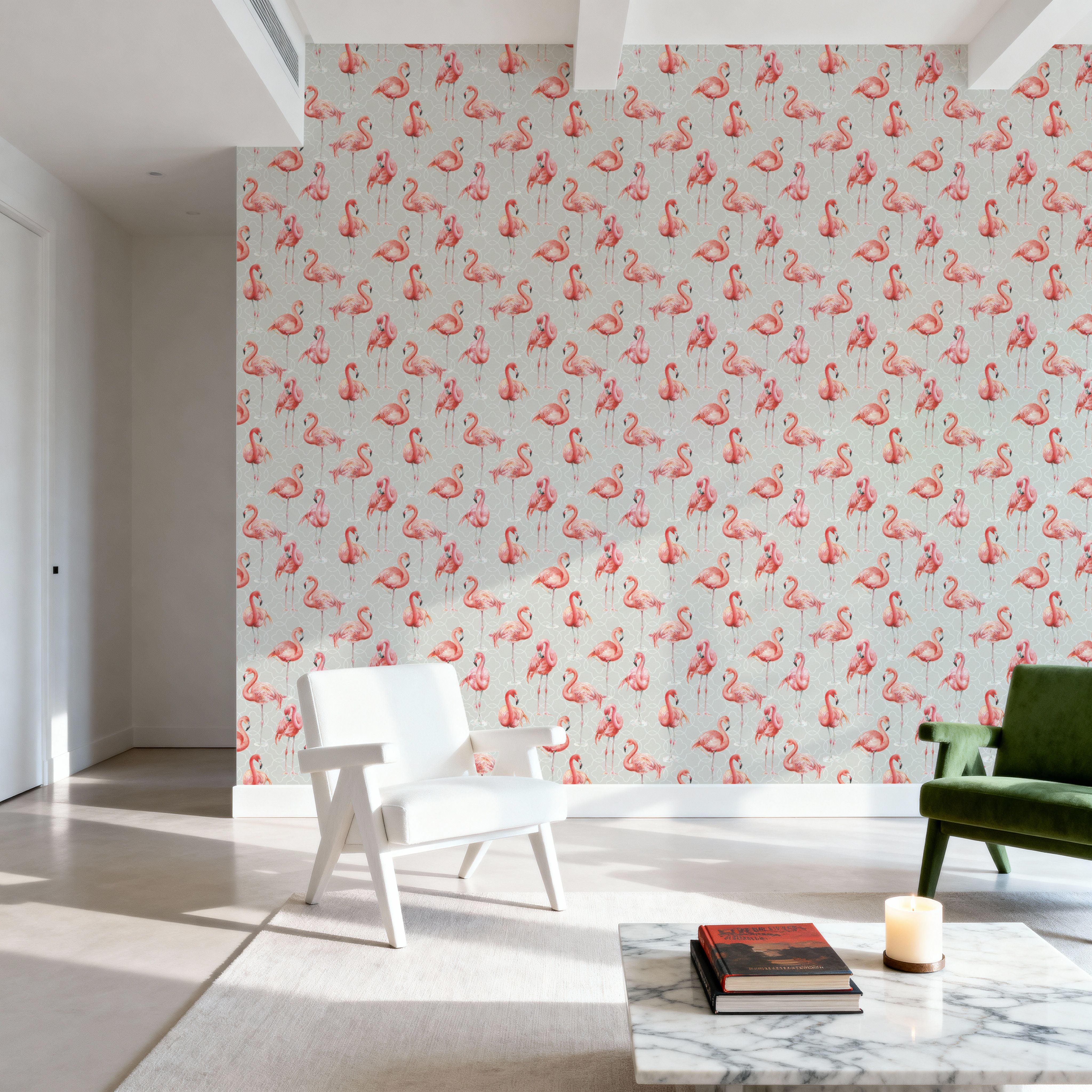 Flamingo Goals Gray