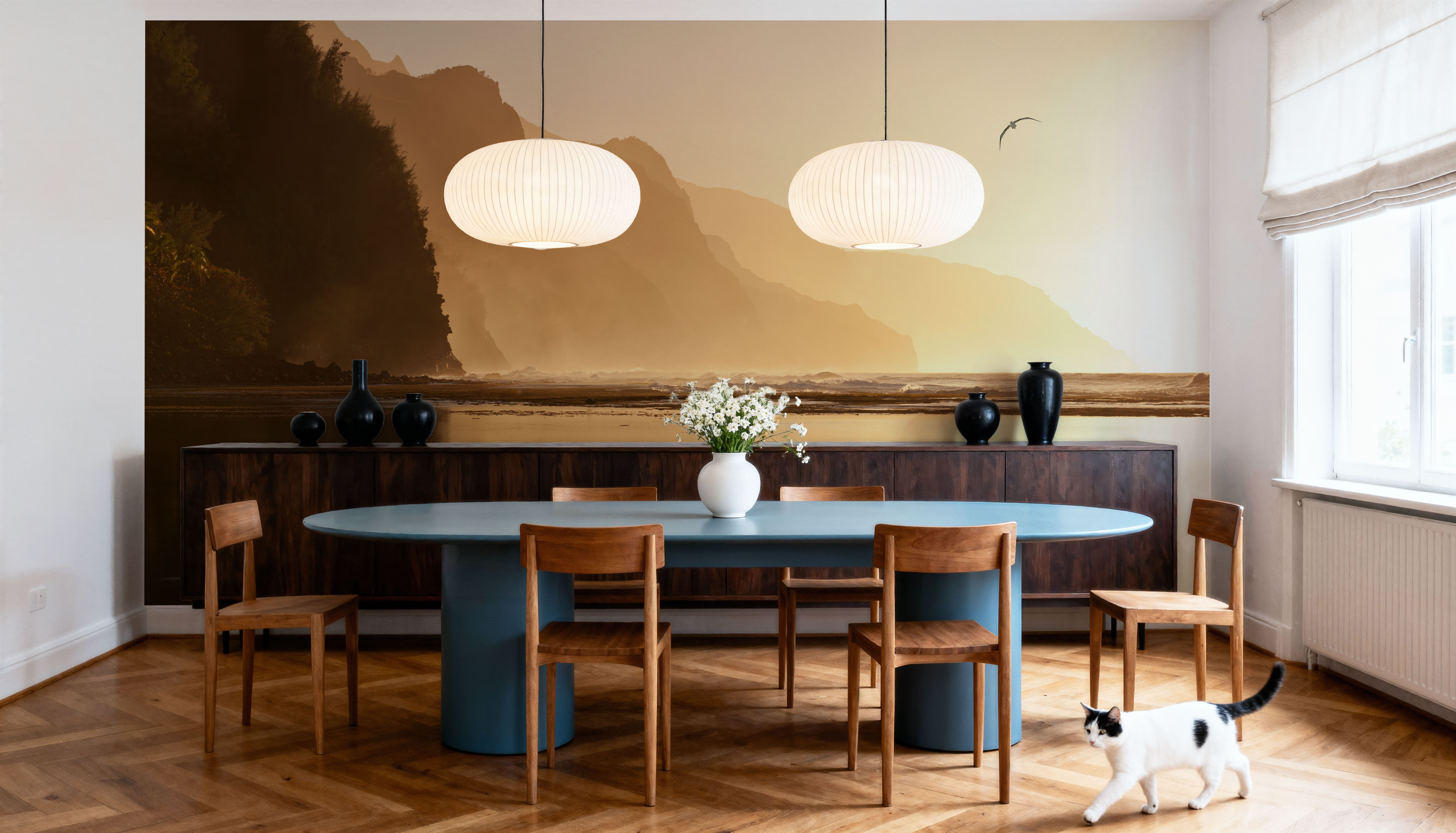 Albatross at Sunset, Wallpaper