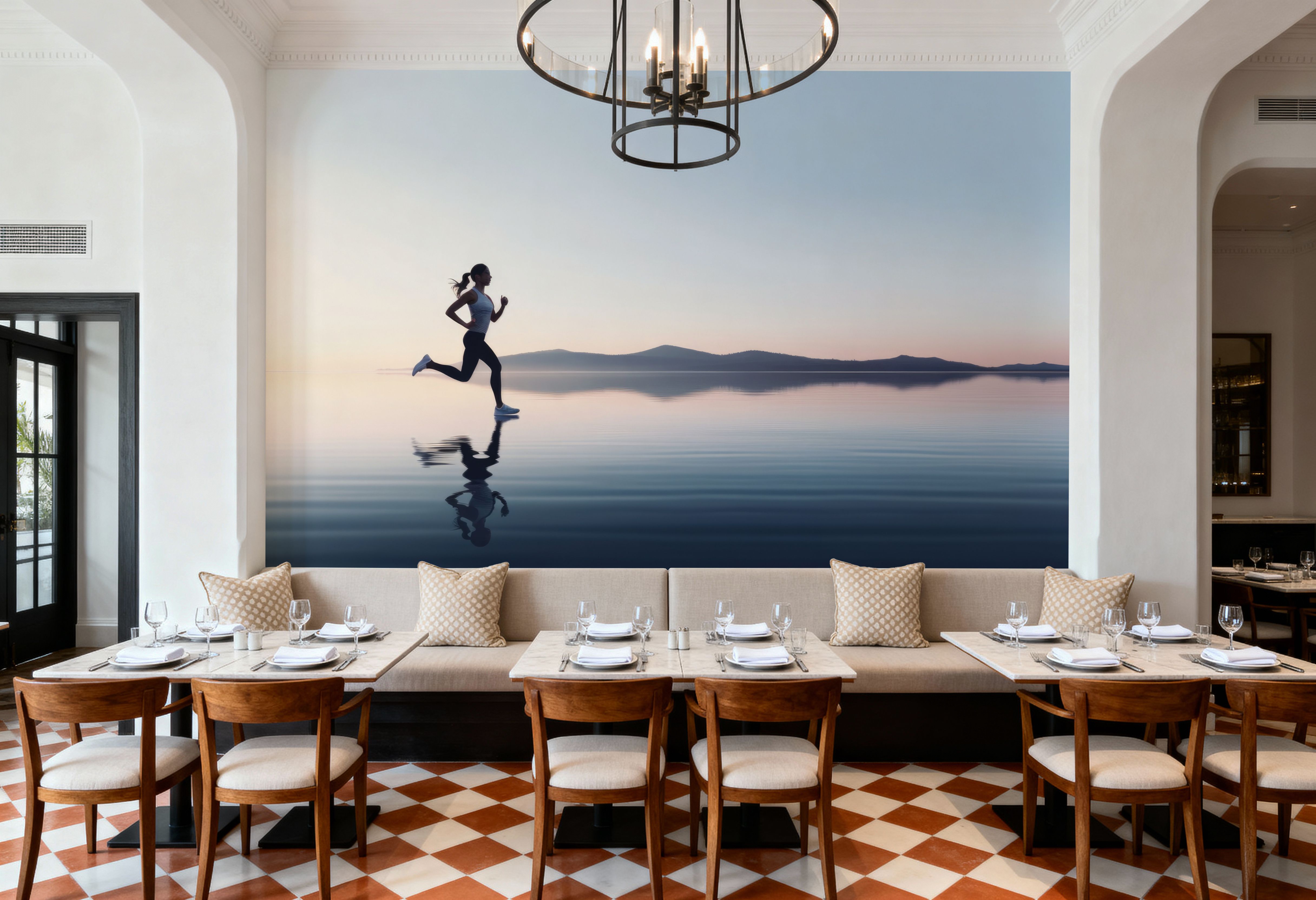 Running on Water, Wallpaper