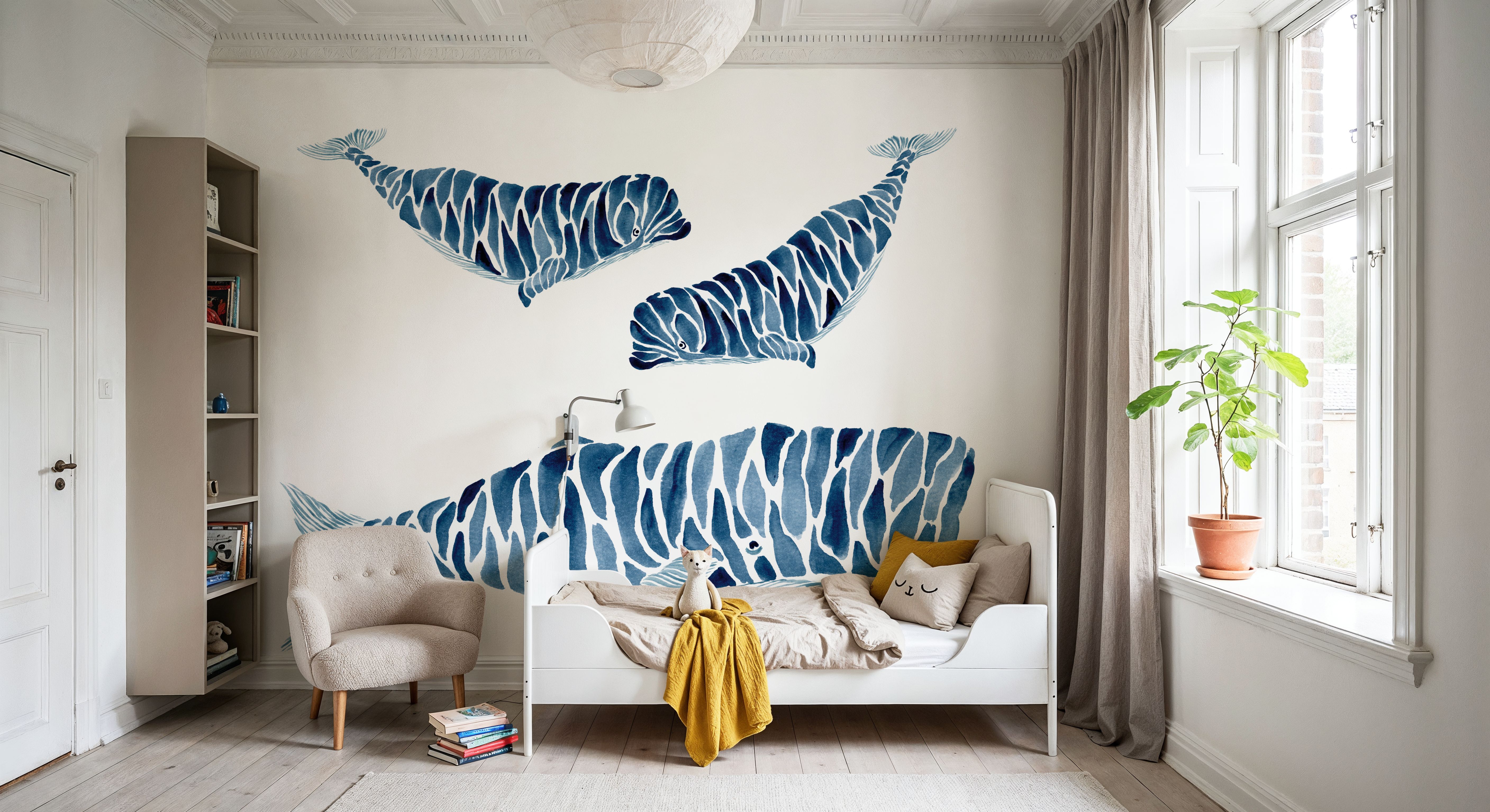 Three Whales, Wallpaper