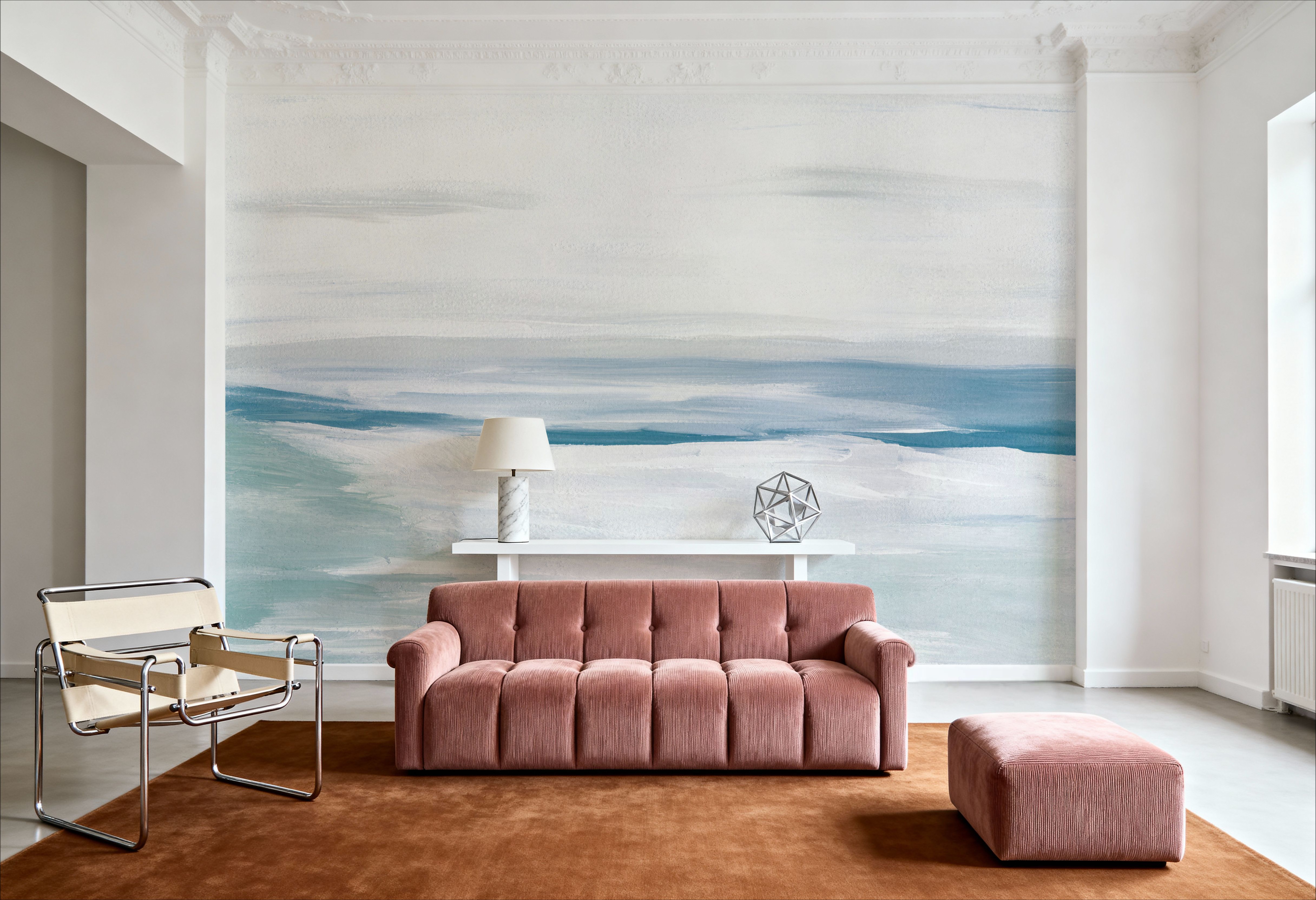 Dreamy Landscape Blue II, Wallpaper