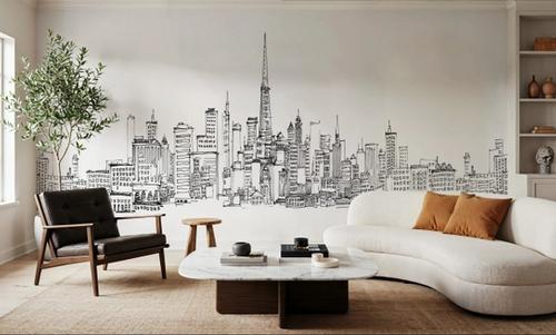 Draw San Francisco Skyline