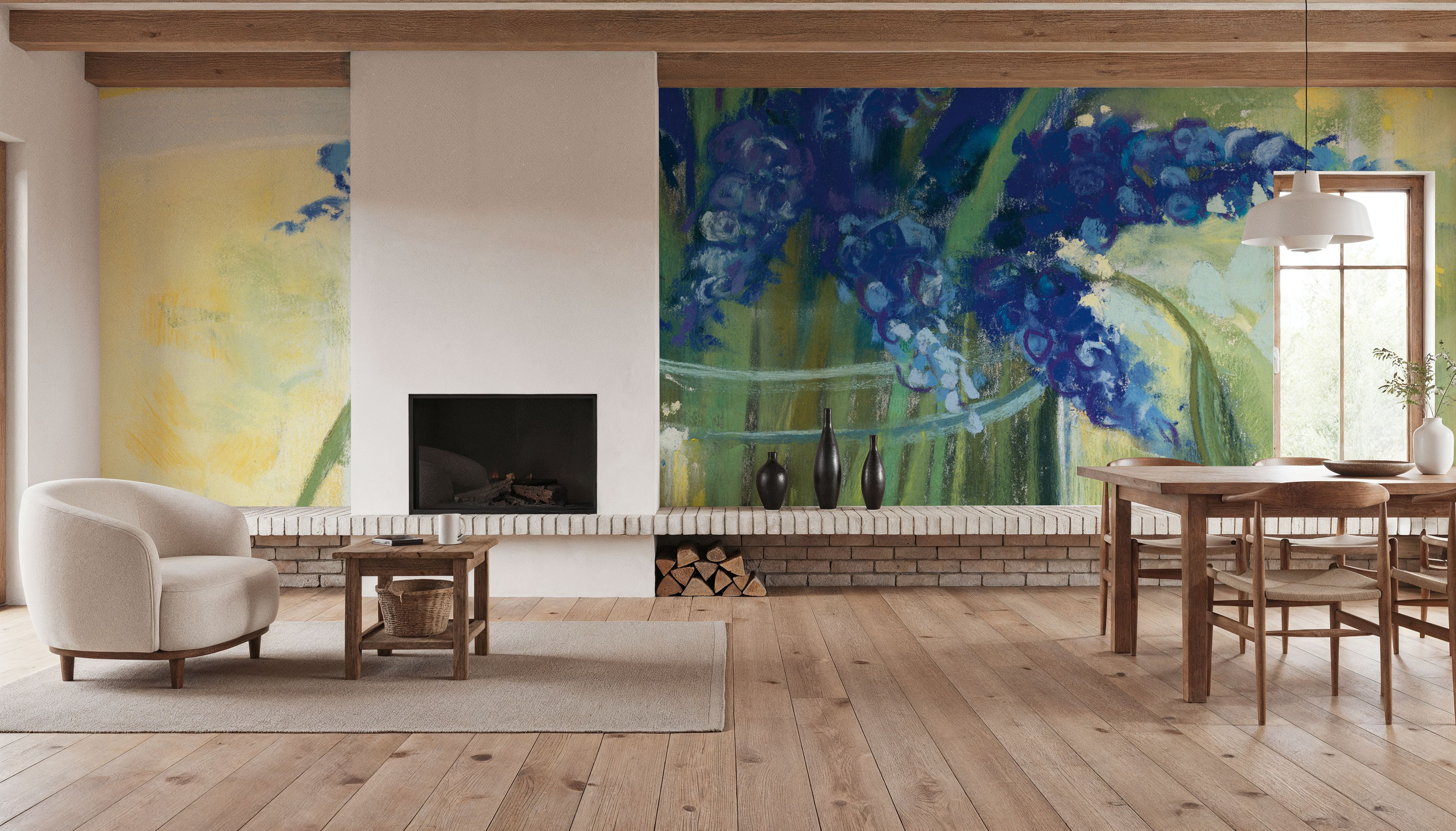 Windowsill Floral I, Wallpaper