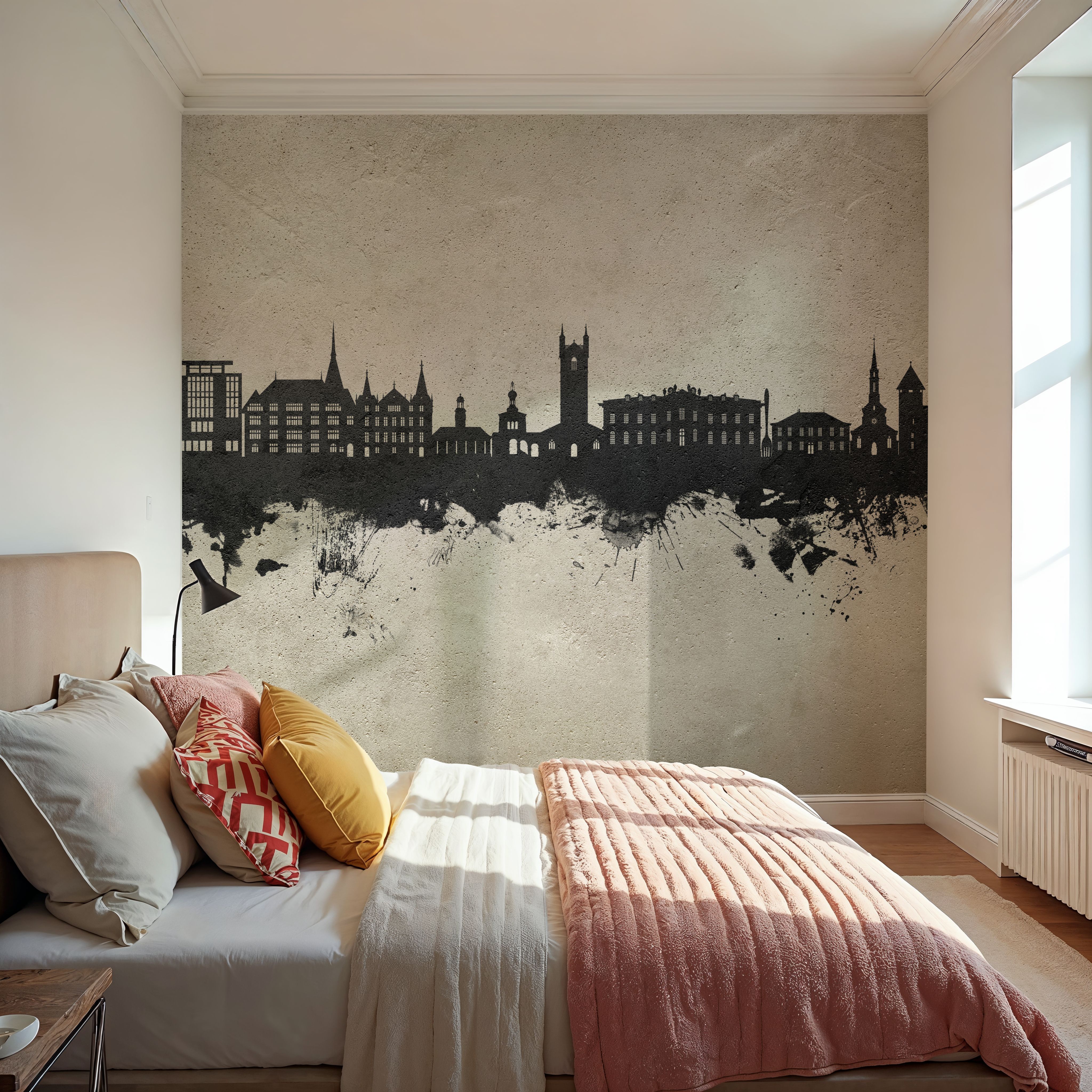 Vevey Switzerland Skyline Concrete