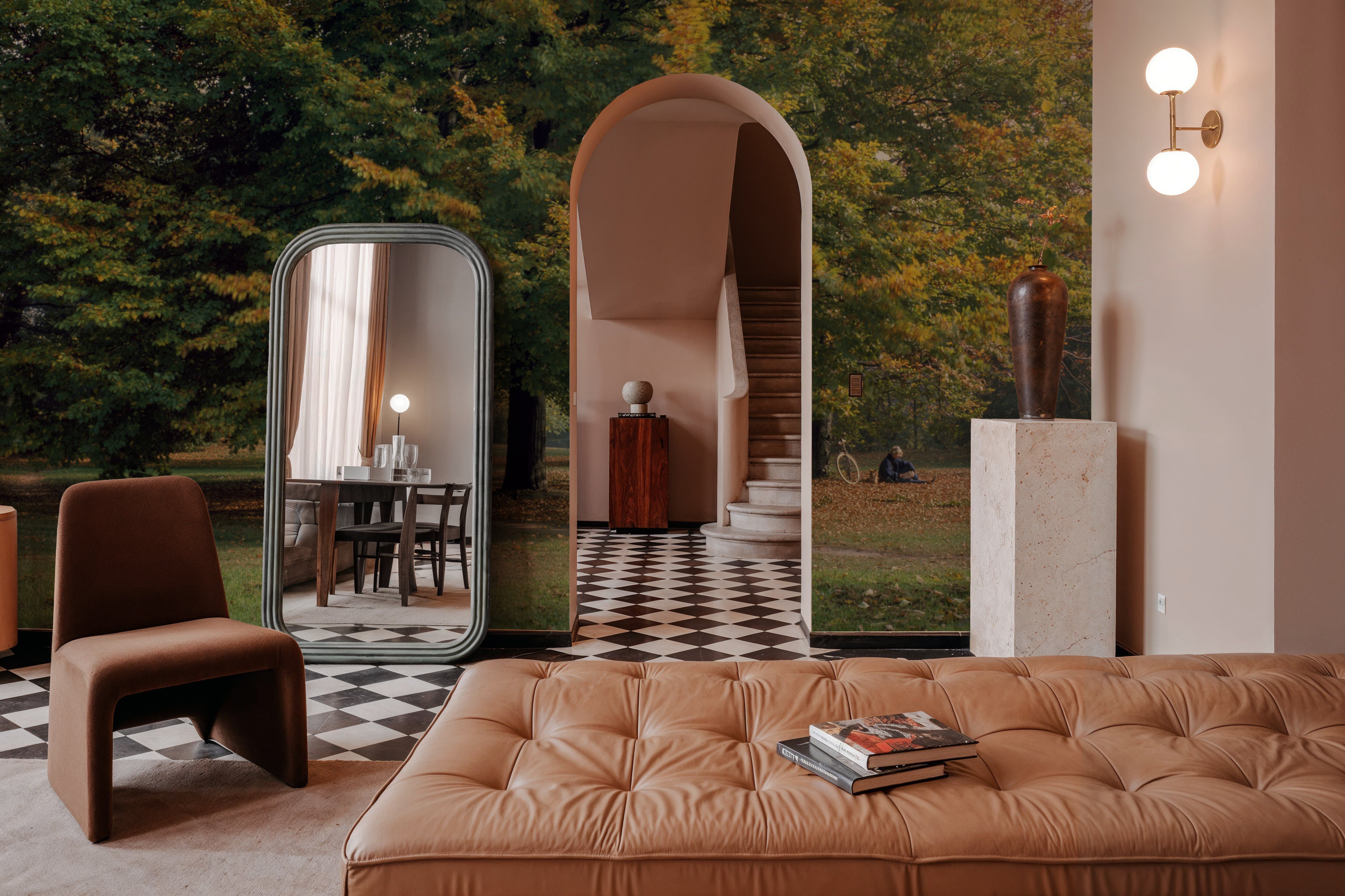 Autumn Bicycle Haven, Wallpaper