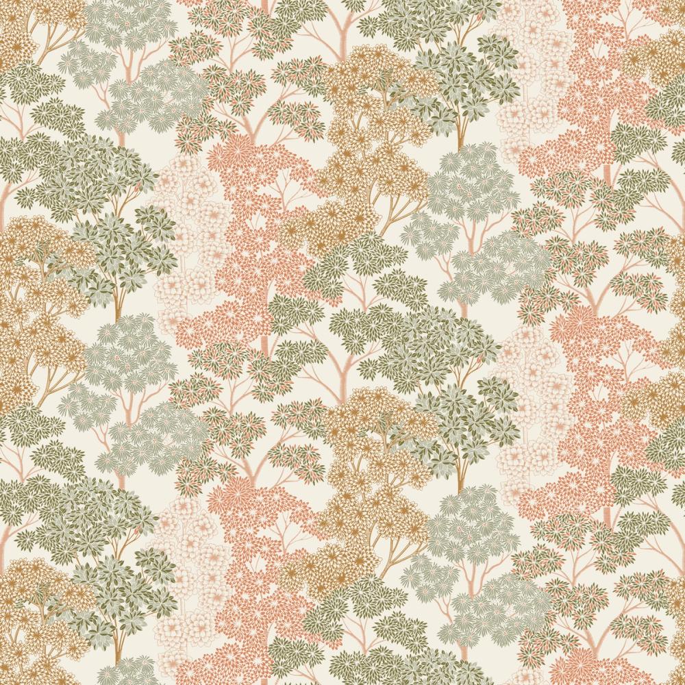 Overleaf Woodland Pattern, Green