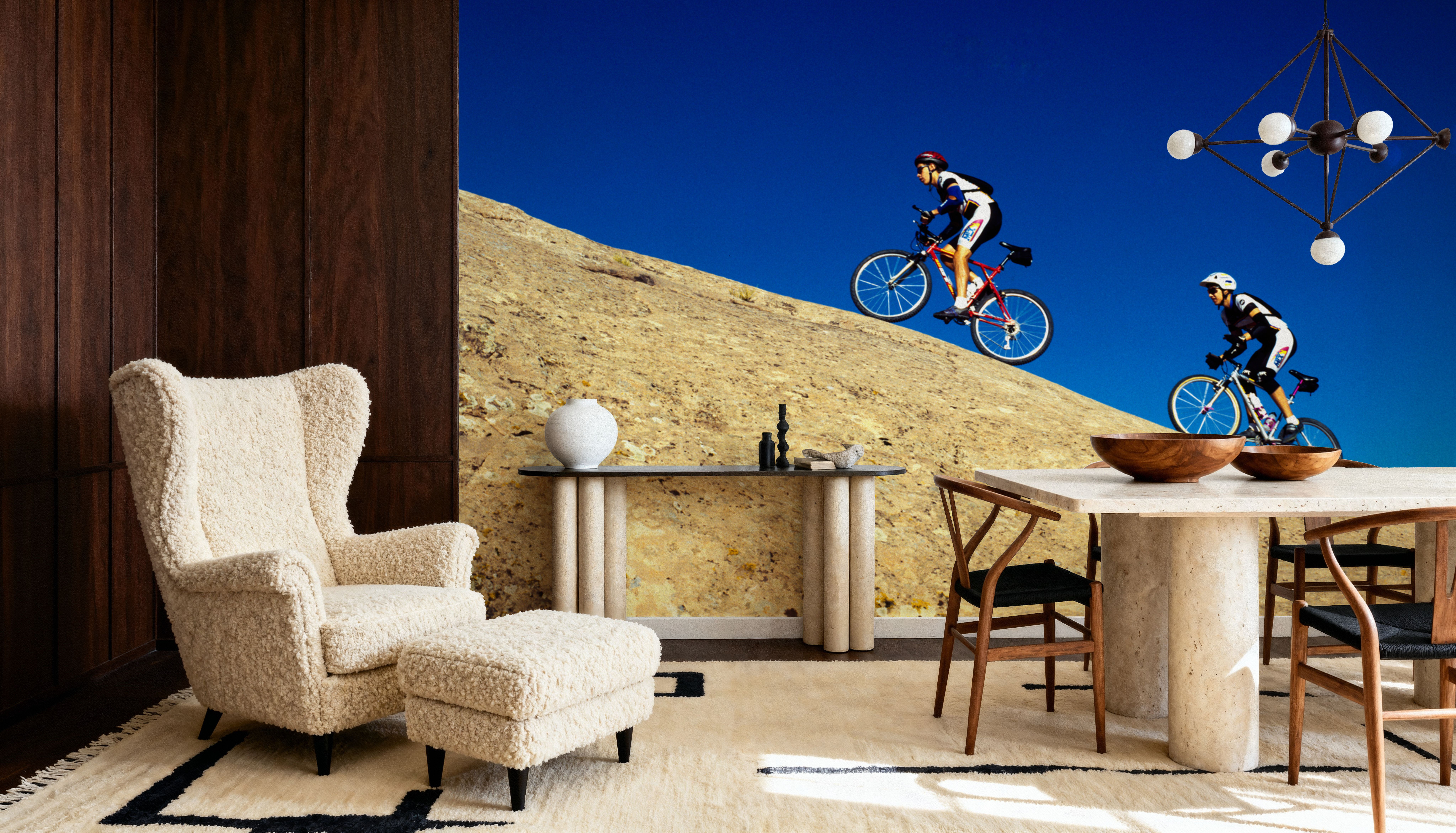 Mountain Trail Ascent, Wallpaper