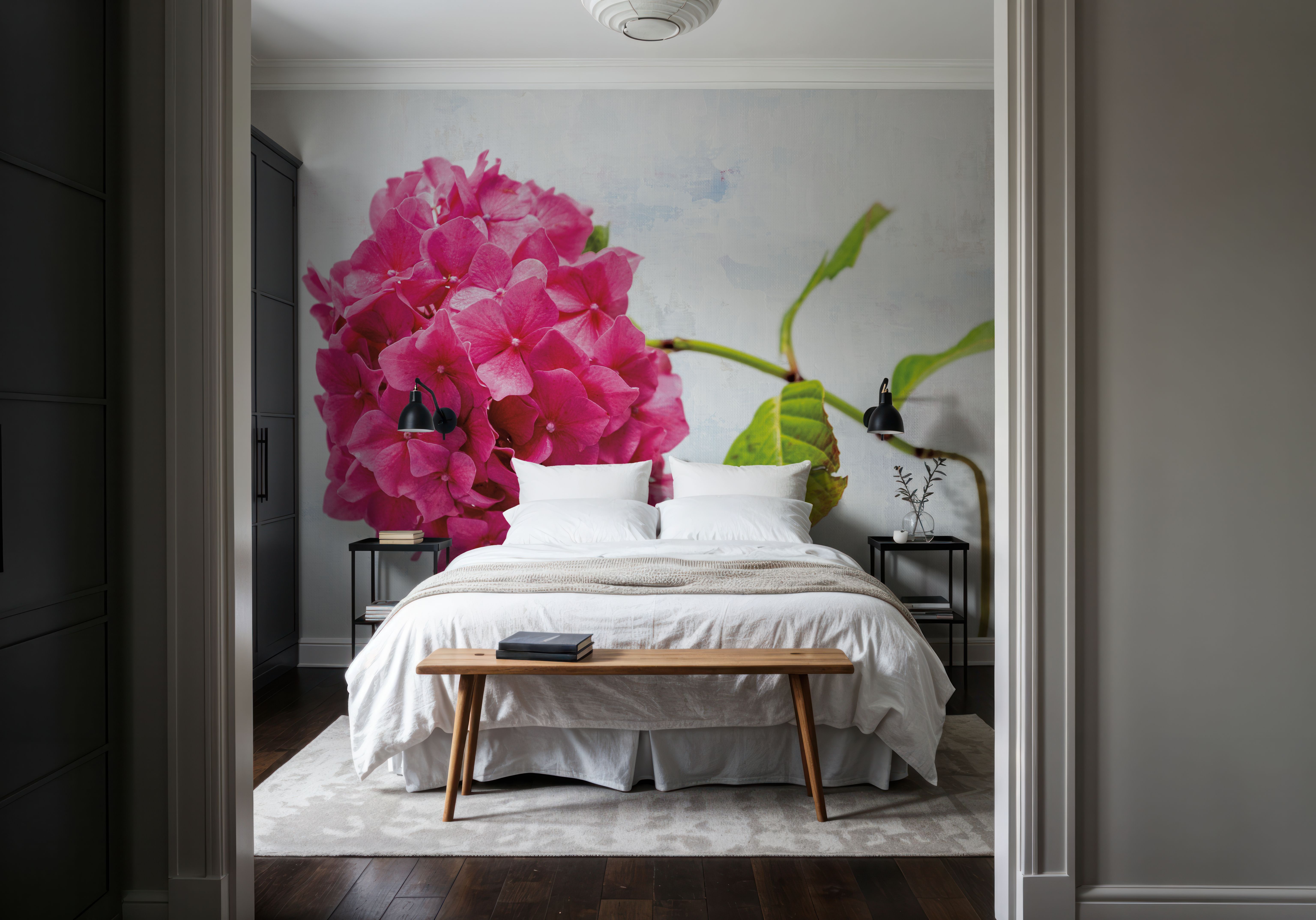 Bright Pink Hydrangea