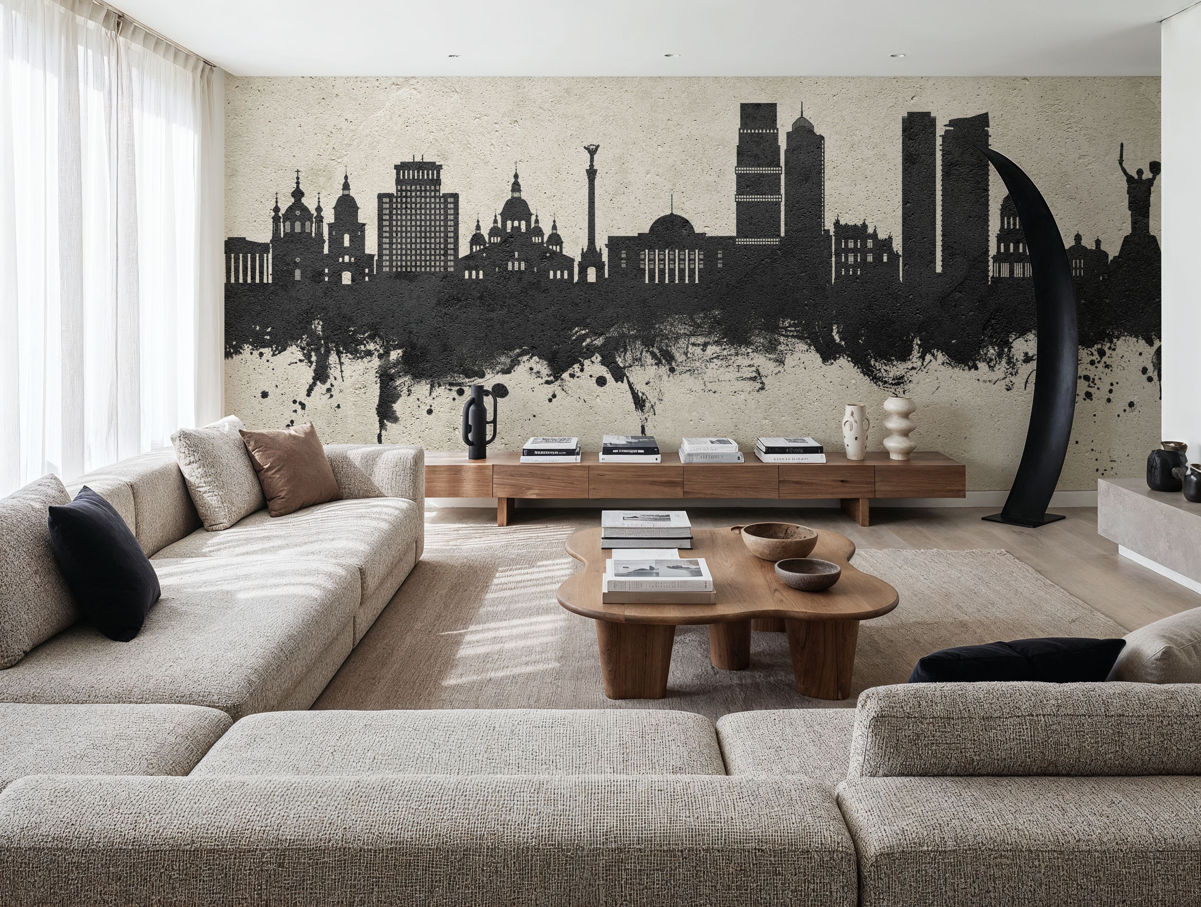 Kyiv Ukraine Skyline Concrete