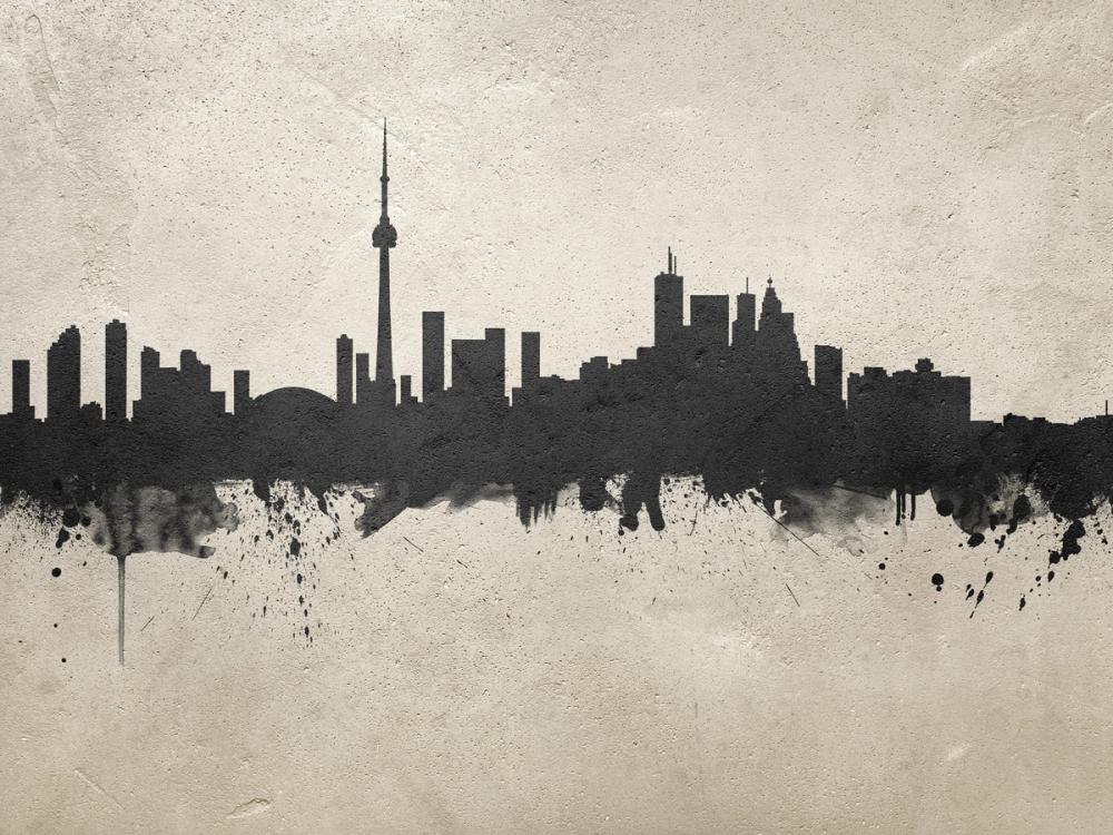 Toronto Canada Skyline Concrete